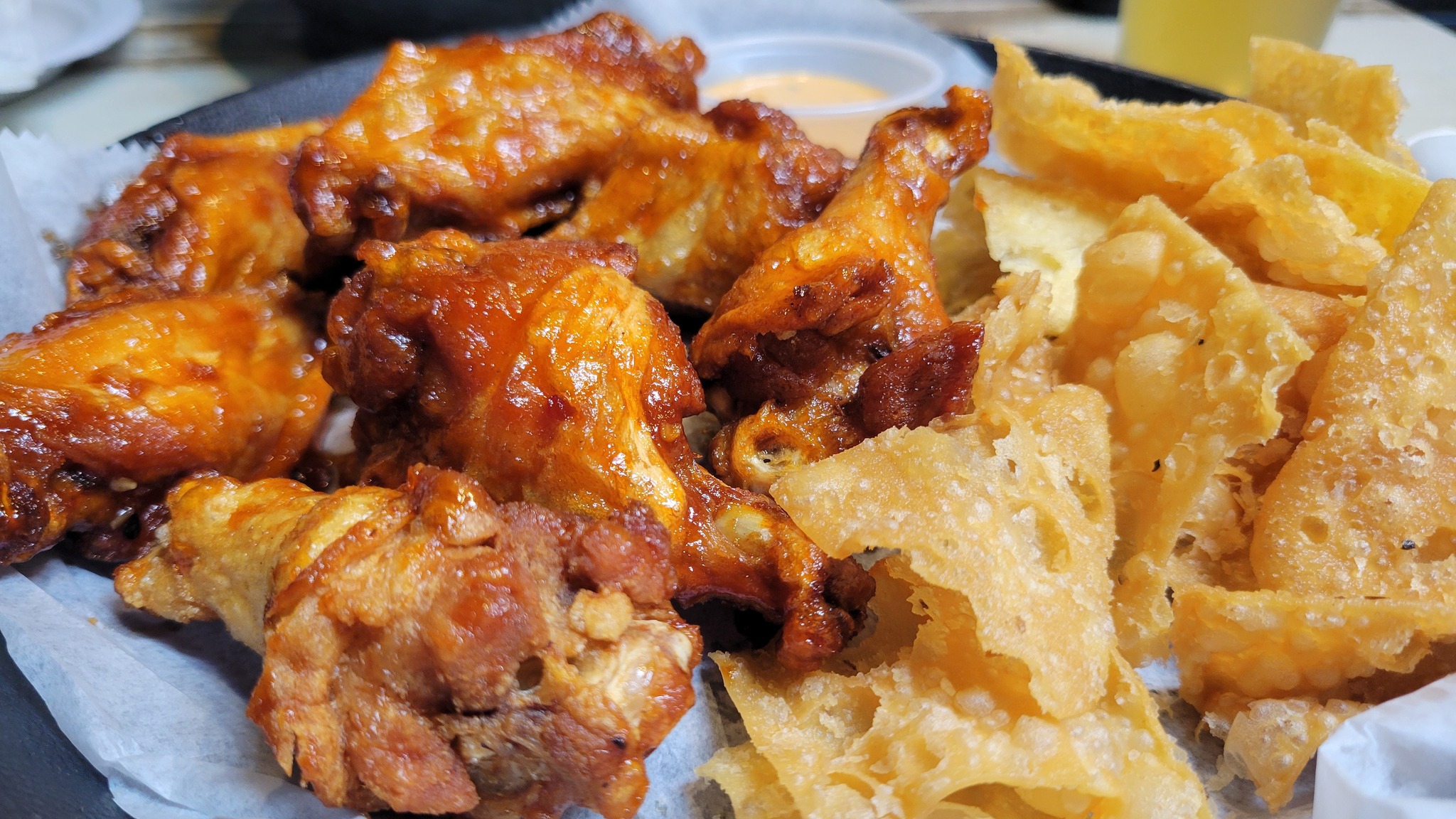Chinese Take-out in the Hood (Camden, NJ) - Fried Garlic Wings and