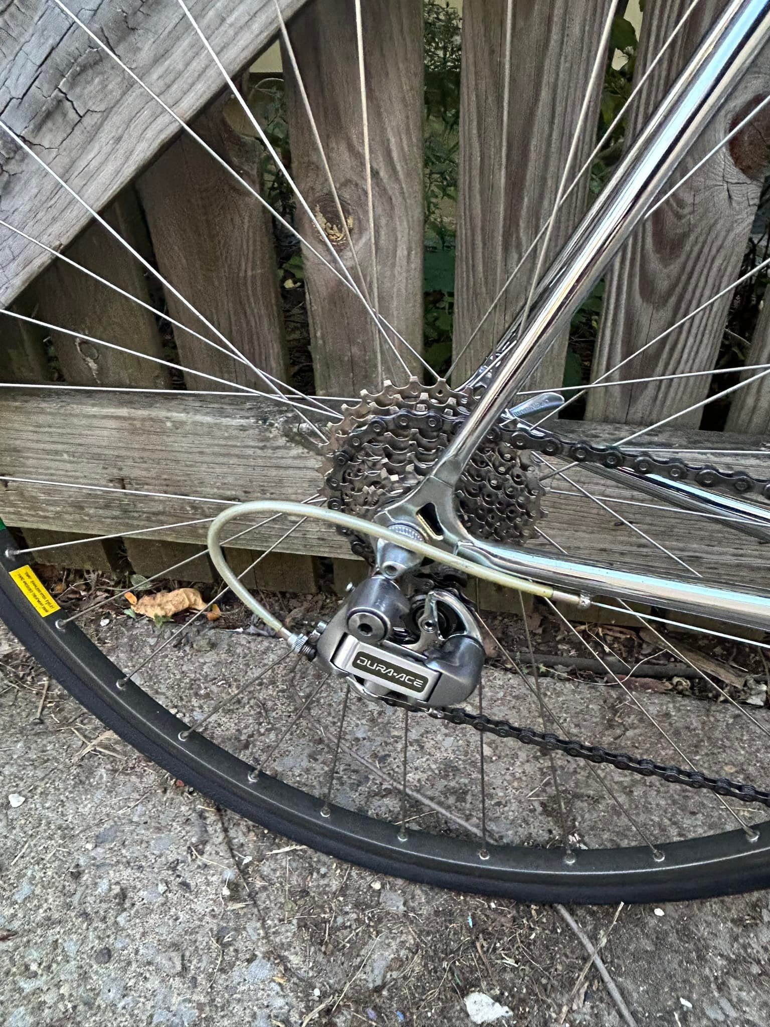 Fondriest megatube bike with full Dura Ace components
