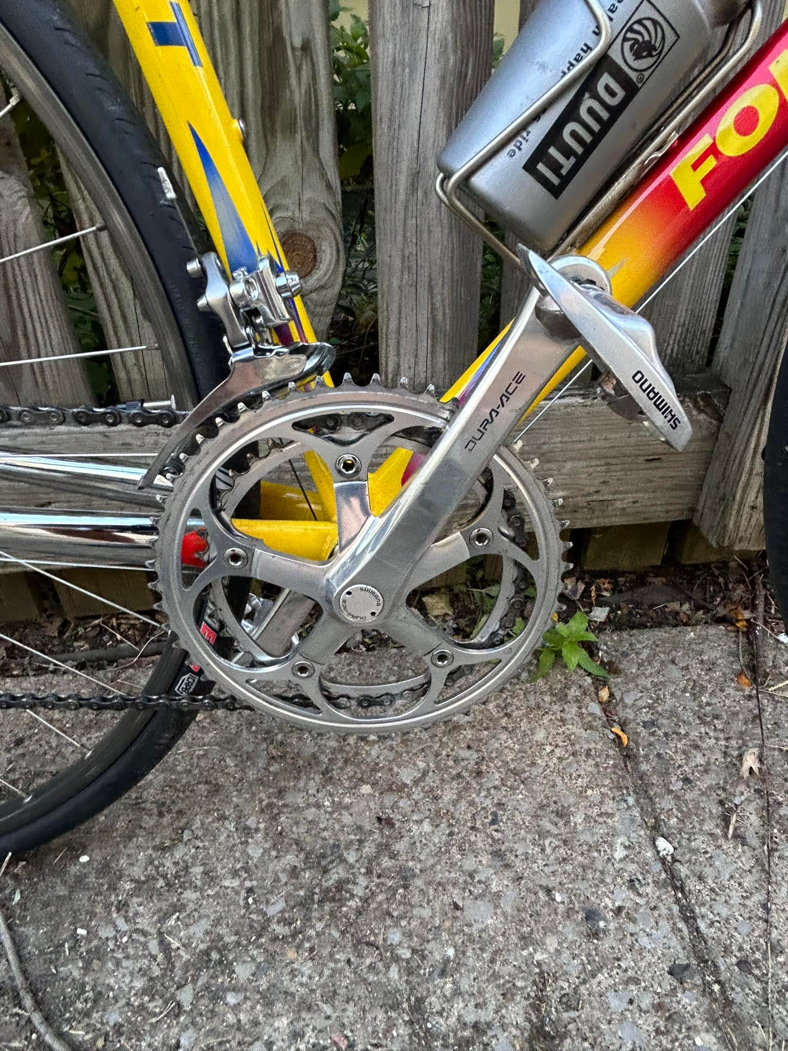 Fondriest megatube bike with full Dura Ace components