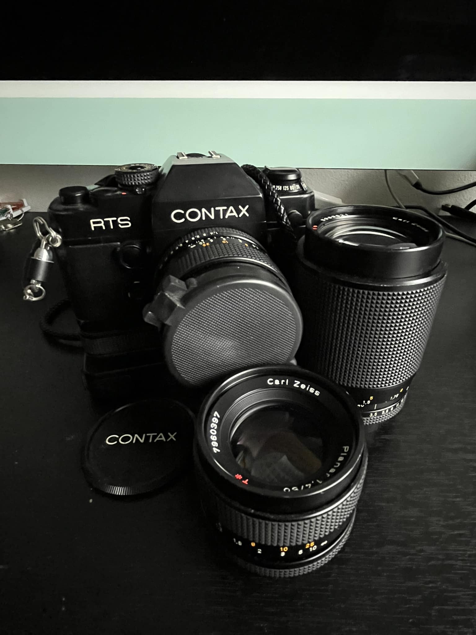 Contax RTS III and ST with excellent Zeiss lenses