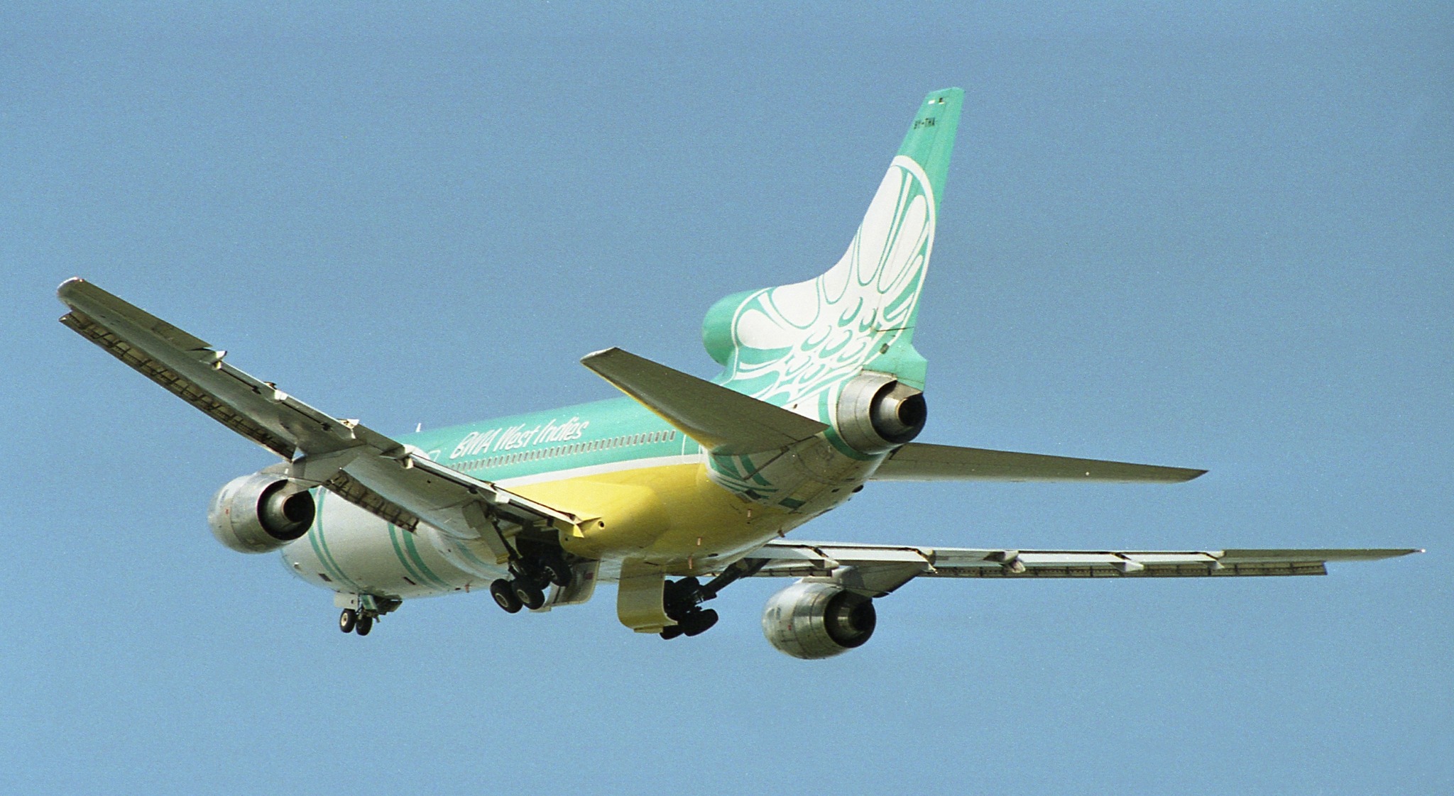 British West Indies Airways Lockheed L-1011 Tristar 500 departing