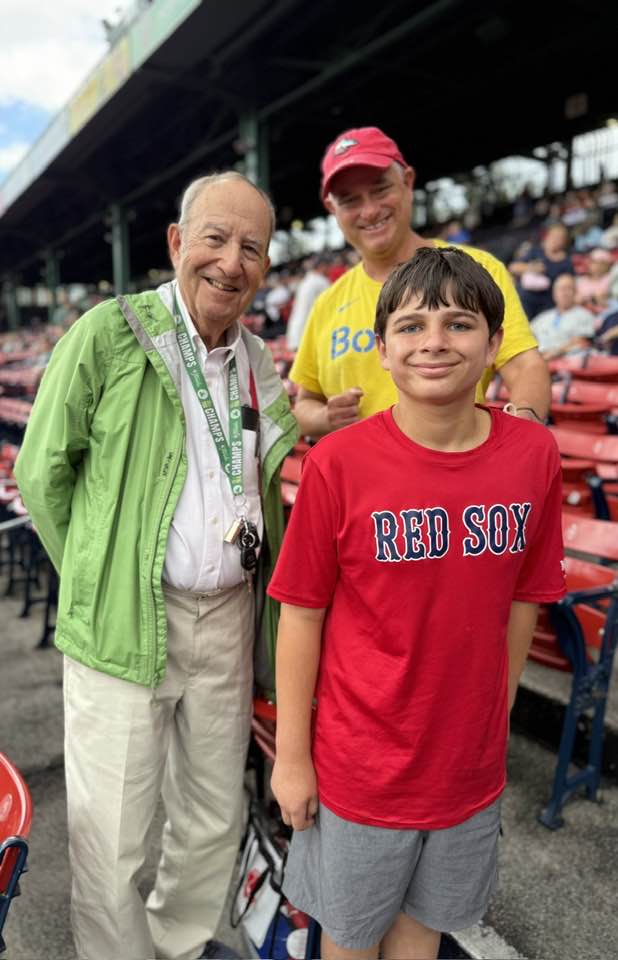 Charlie - At Fenway Park - always great to see David Rosenberg and his ...