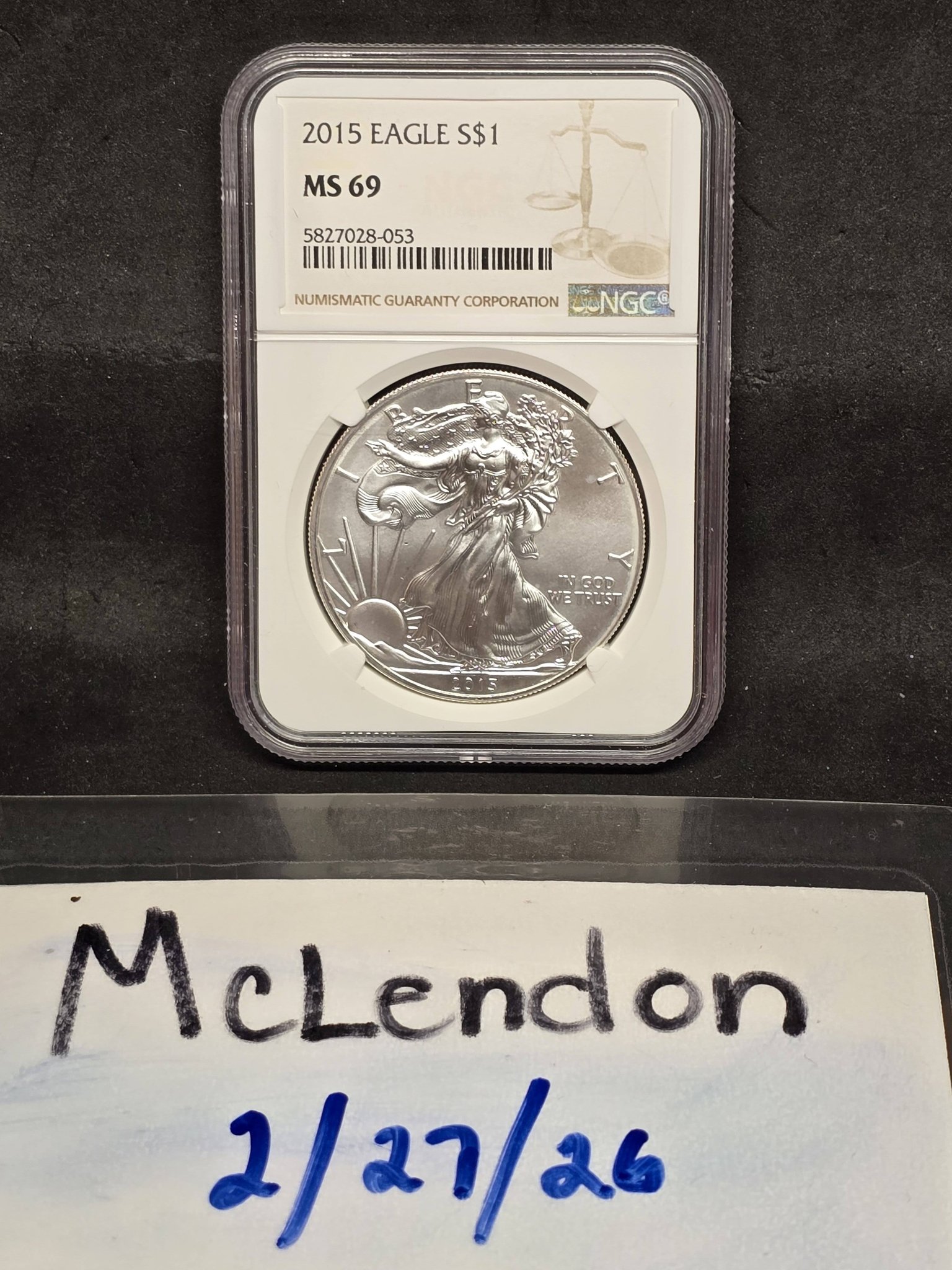 2025 1 oz American Eagle Coins NGC MS69 ER