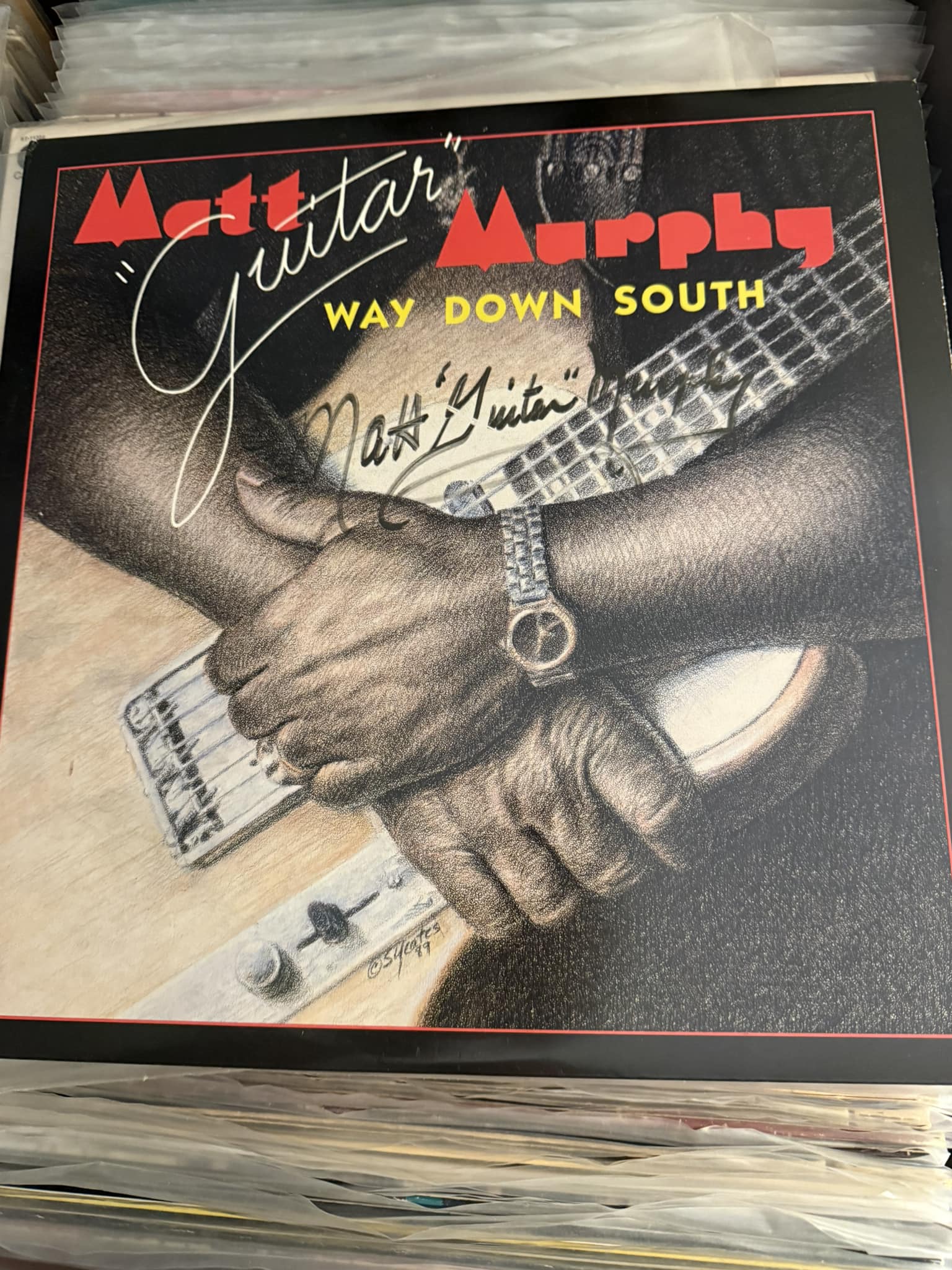 ED O' Brien - Blue Morpho Signed album #EDOBrien #BlueMorpho