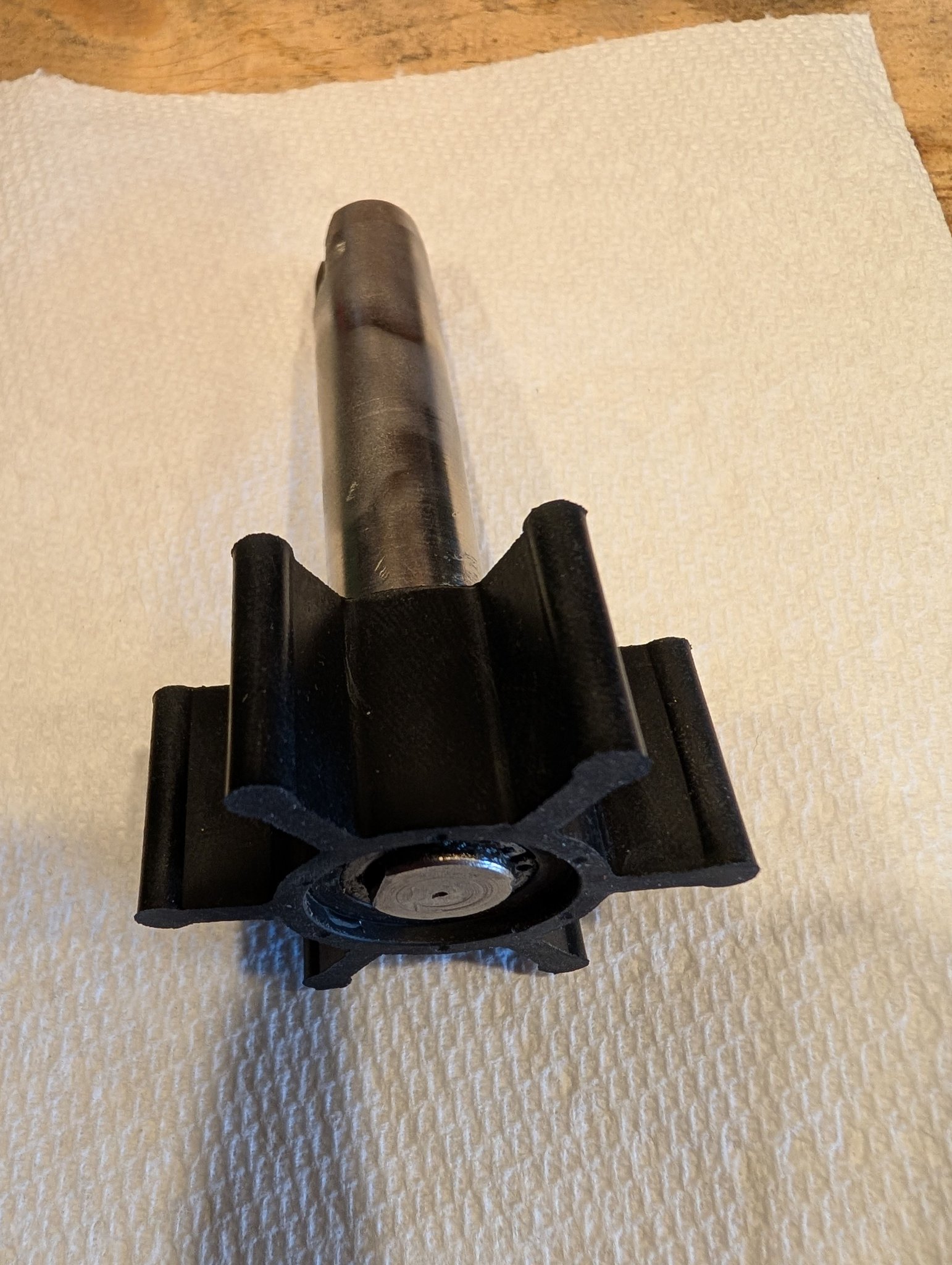How many remove water pump cooling impeller seasonally?