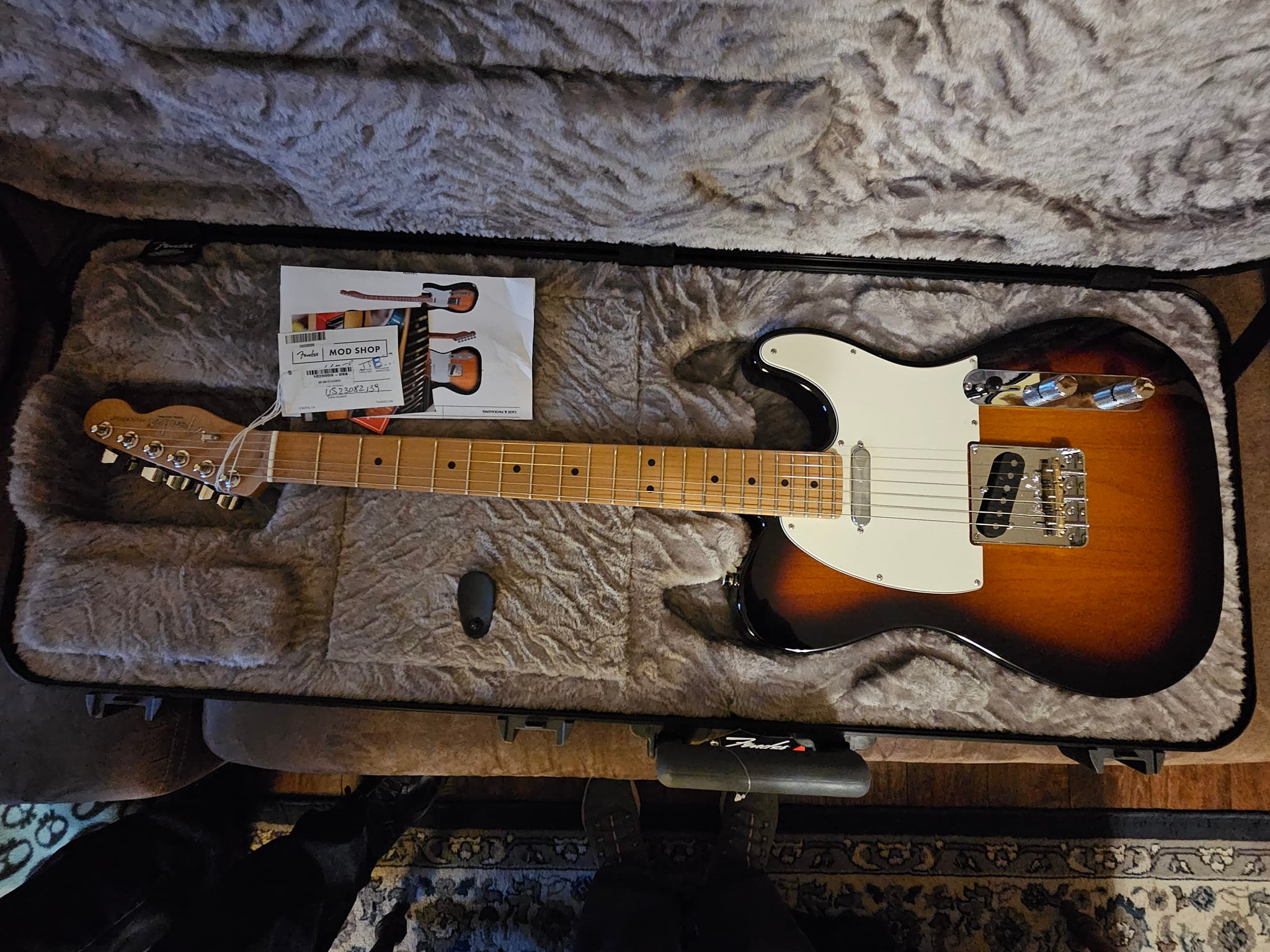 Just got my custom mod shop telecaster today