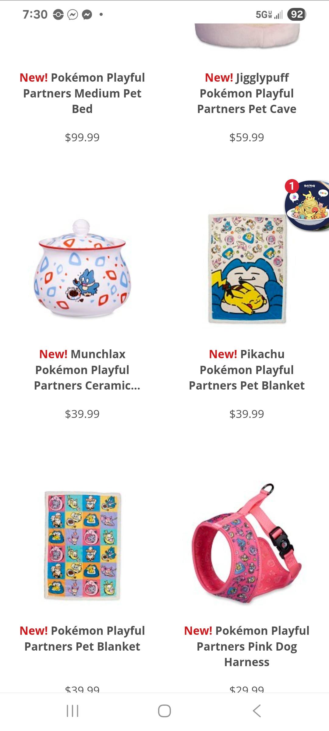 Pokémon Playful Partners ブランケット Pokémon Playful Partners Pet