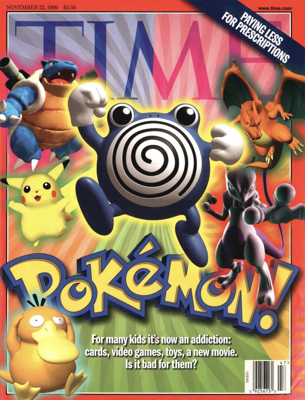 Pokémon TIME Magazine Covers: Charizard, Blastoise, and Venusaur