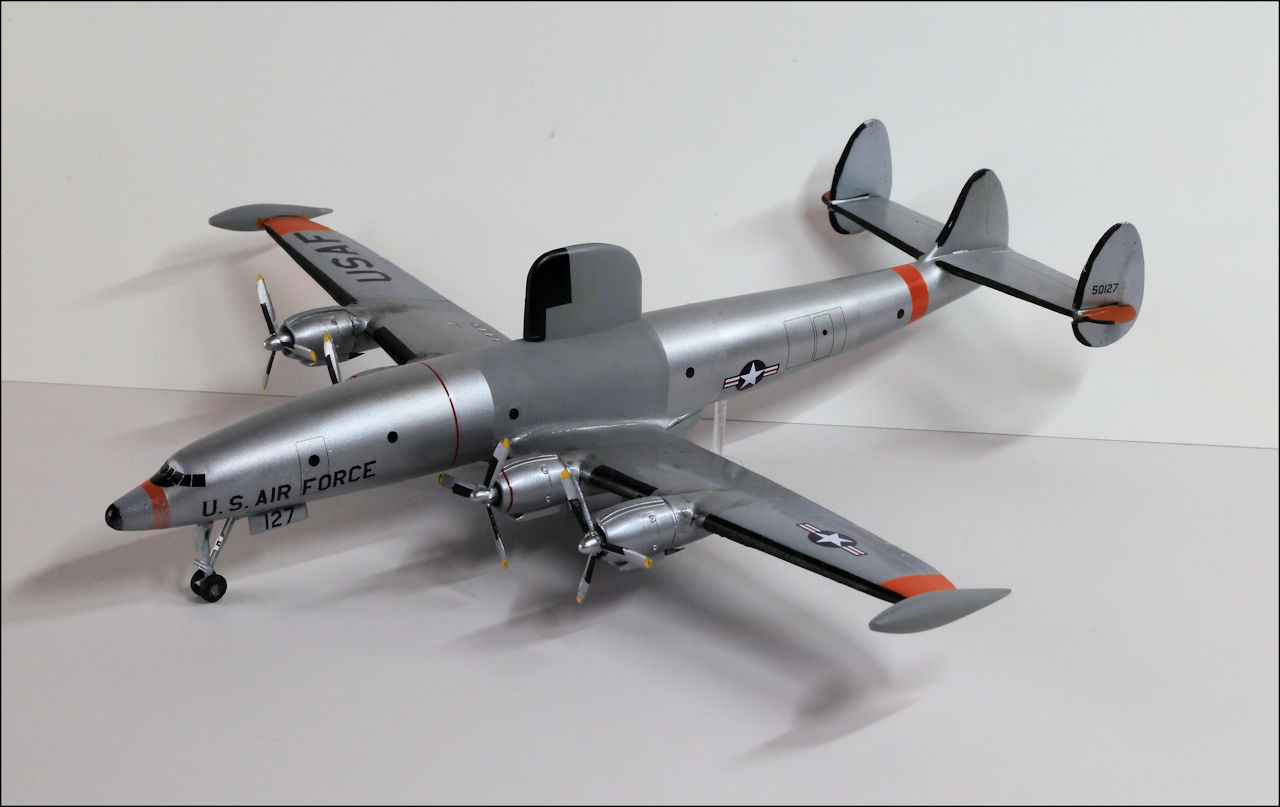 Lockheed C-121 Constellation model in 1/144 scale