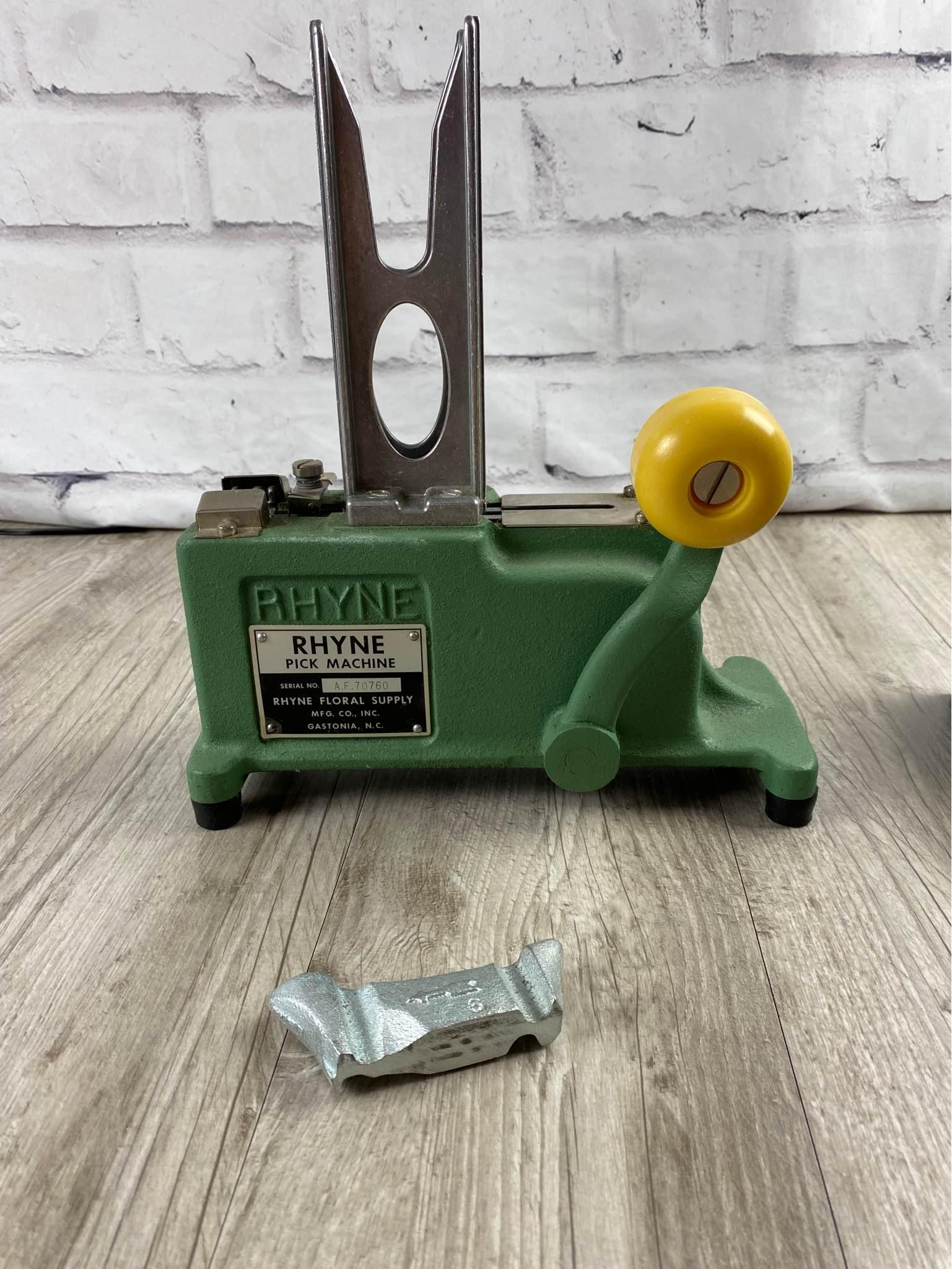Pince à Sertir Vintage Rhyne Pick Machine - Pour Fleurs Et Arrangements Floraux, Origine USA