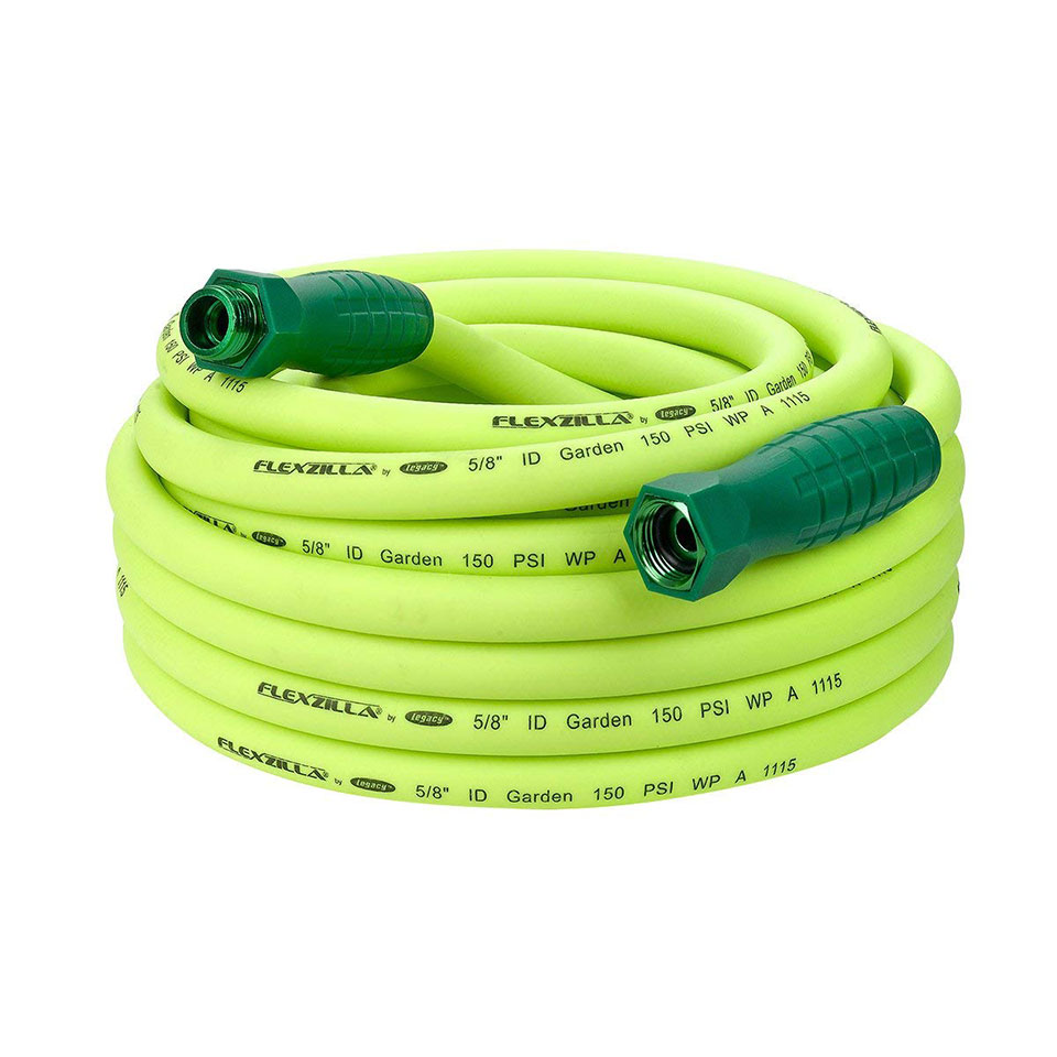 DERPIPE Heavy Duty Garden Hose - 5/8 x 25 ft, Flexible and Kink Re