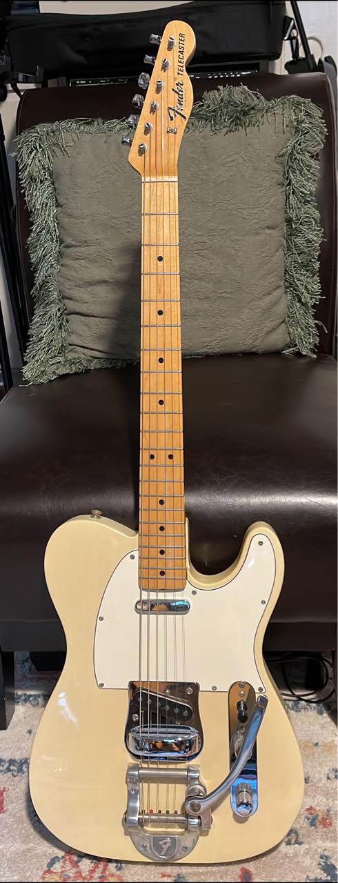My Mavis telecaster probably a '62 reissue Binding body with Gotoh