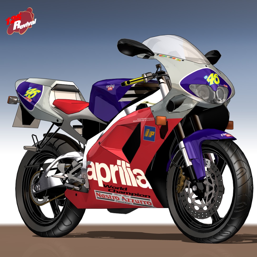 RS125 TETSUYA HARADA REPLICA 2000 MOTORCYCLE GRAPHIC DECALS KIT