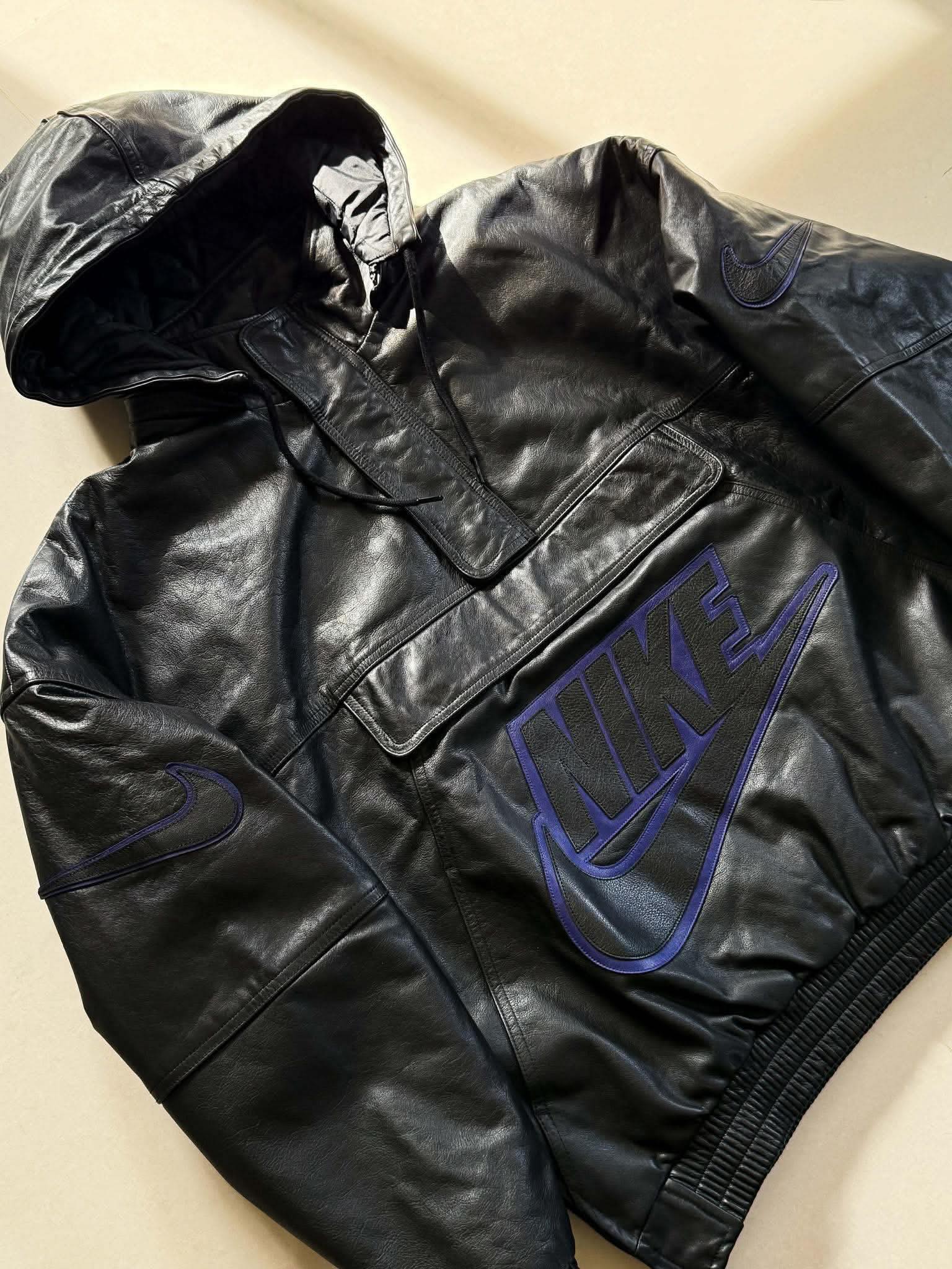 Kester - 2019 Nike x Supreme Leather Anorak Sz US-M (fits L 
