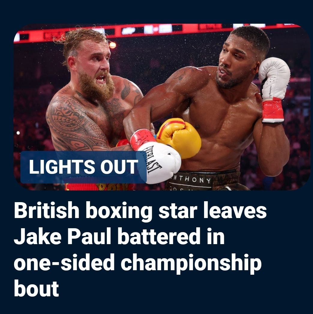 Jonathan - Remove Jake Paul from boxing permanently... he is a clown ...