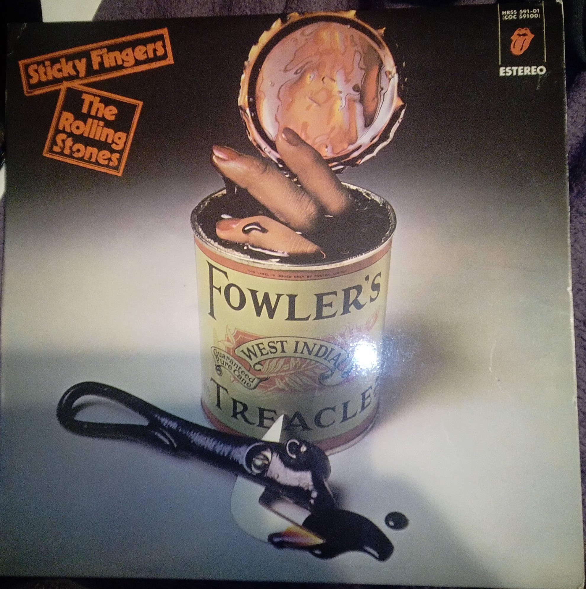 Sticky Fingers original Spanish pressing with alternative sleeve