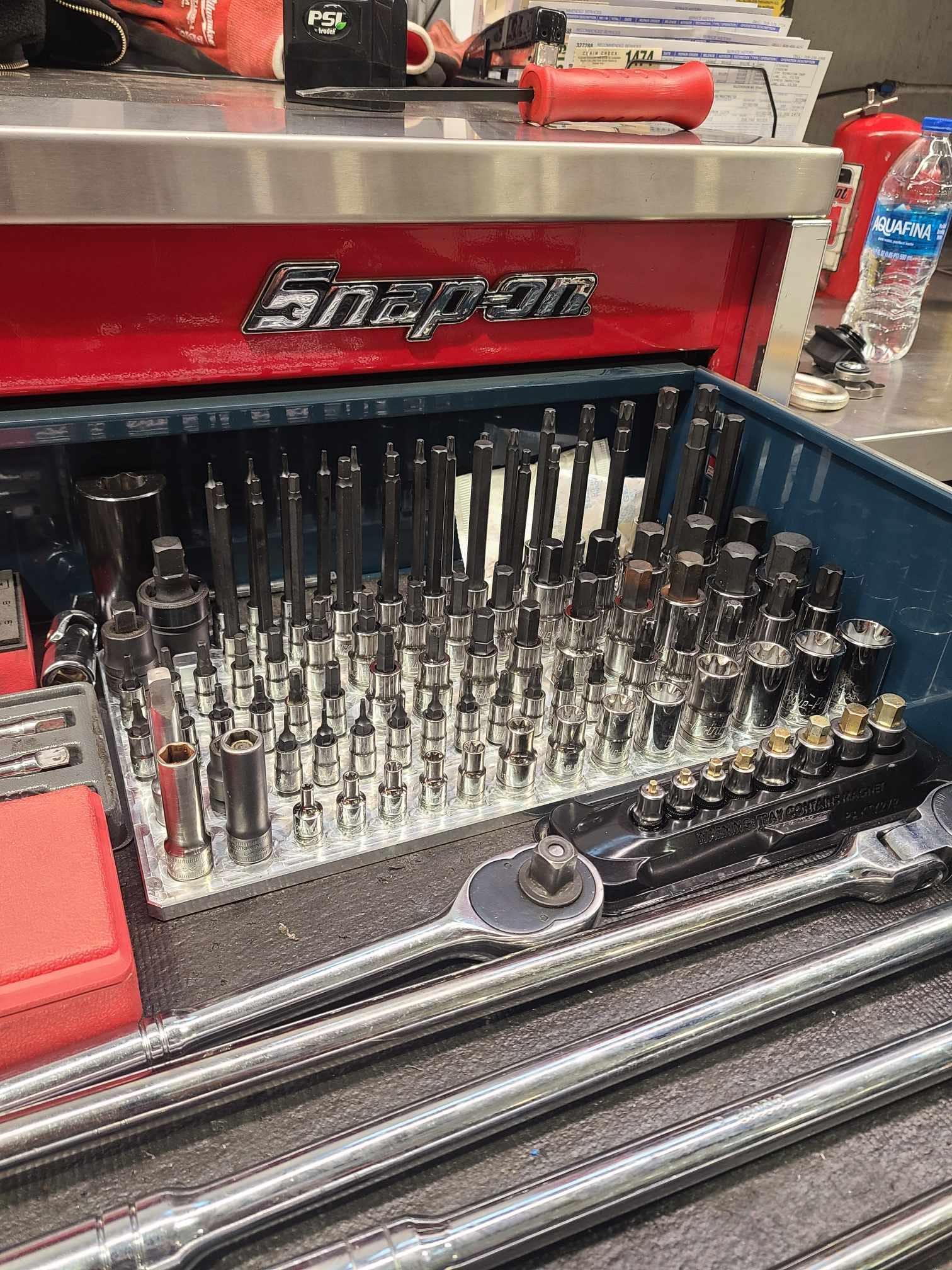 Custom Aluminum Organizer for Blue Point BLPTHC87 Torx and Hex Set