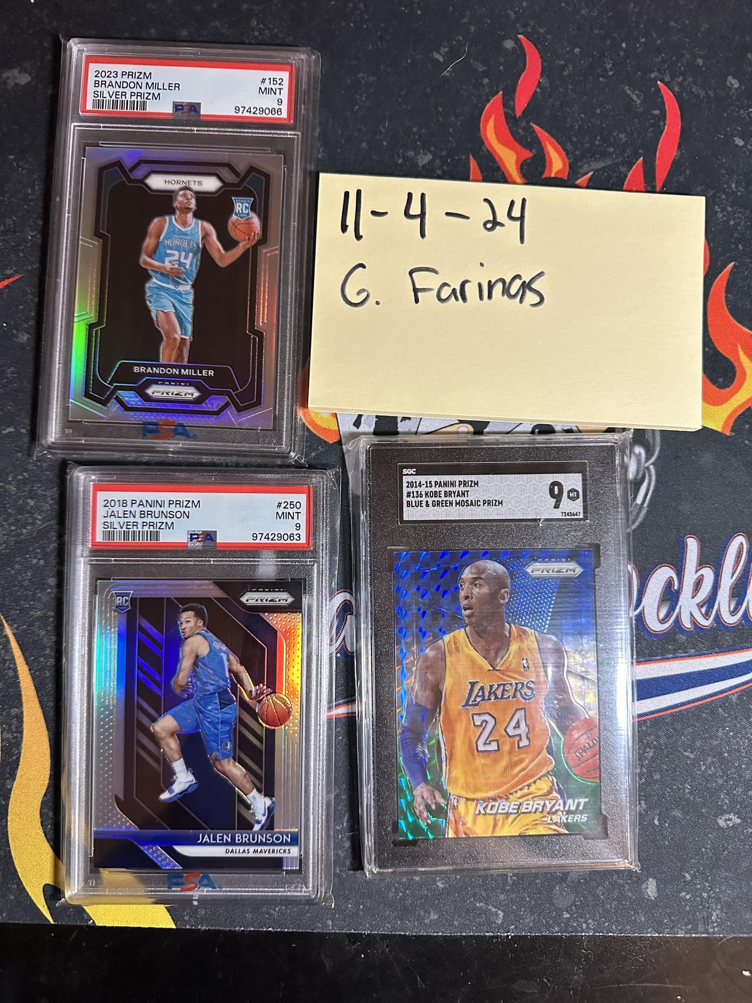 Jalen Brunson Select Prizm SSP Premier Level card