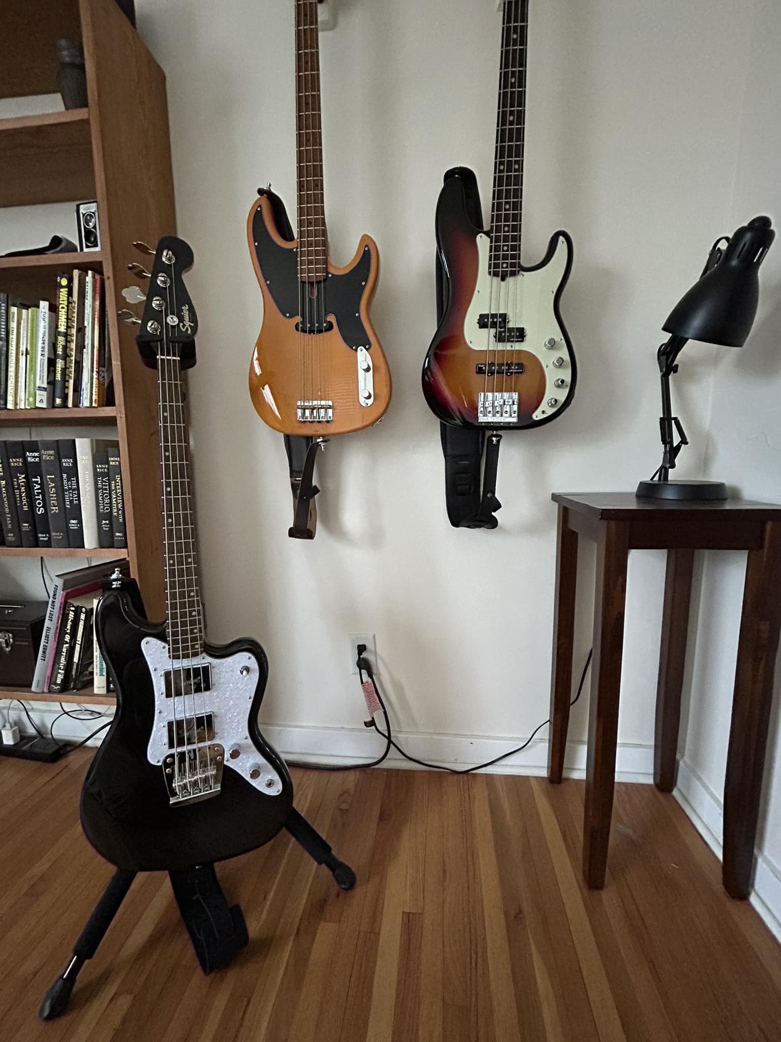 Fender Rascal Bass with Squier Paranormal Pickups