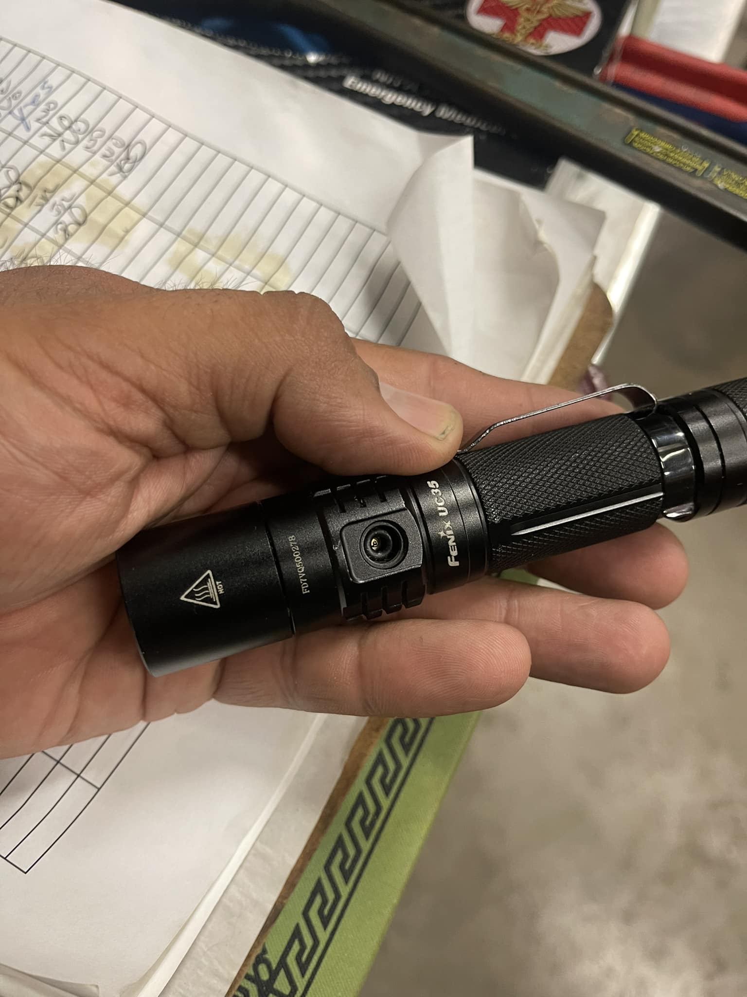 fenix flashlight button replacement TK05R Compact Tactical EDC capacity 5000mAh battery that charges quickly for repeated use Replacement part for 35 output