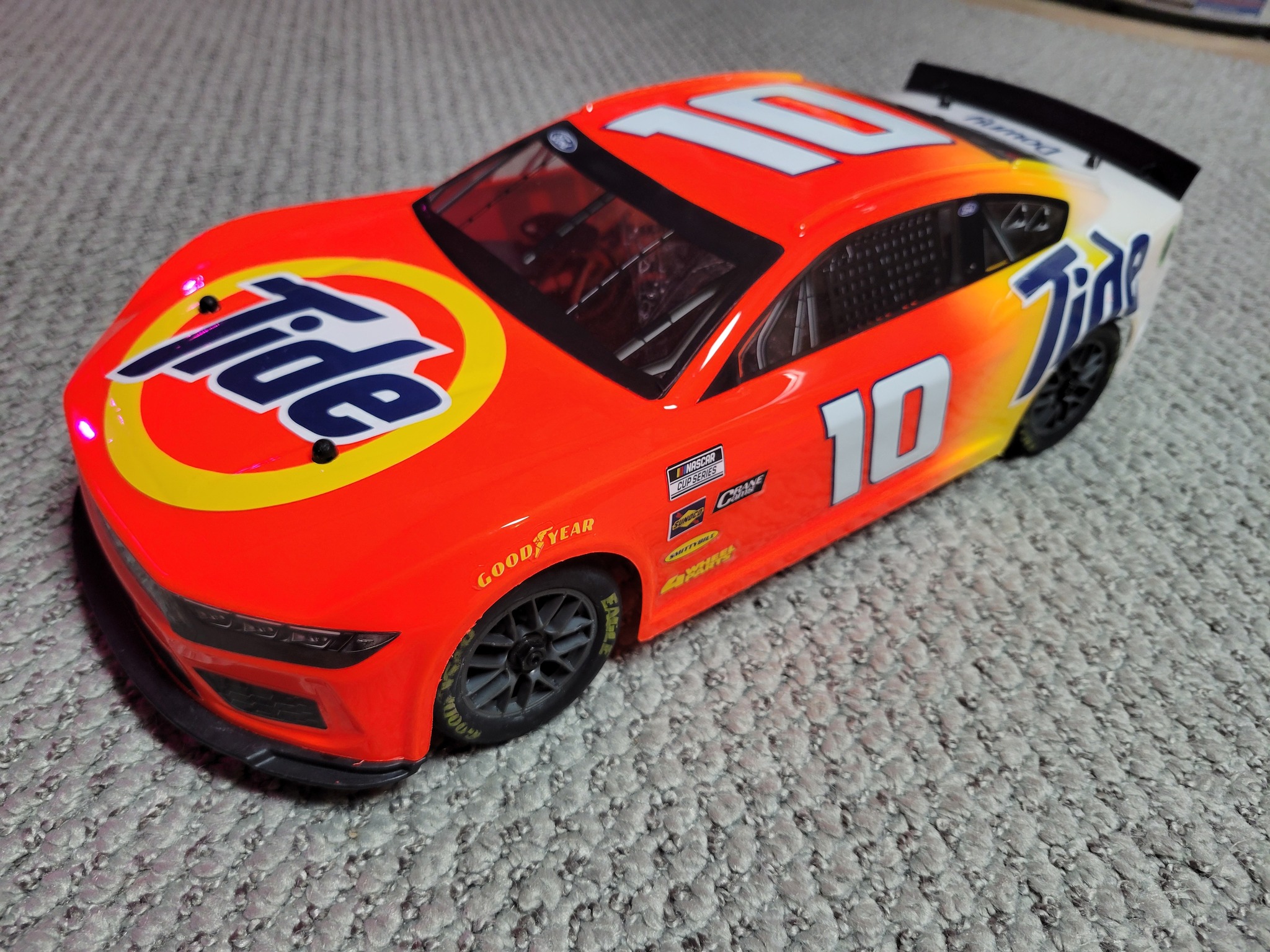 Custom Painted Losi 1/12 Scale NASCAR Model of Ricky Rudd