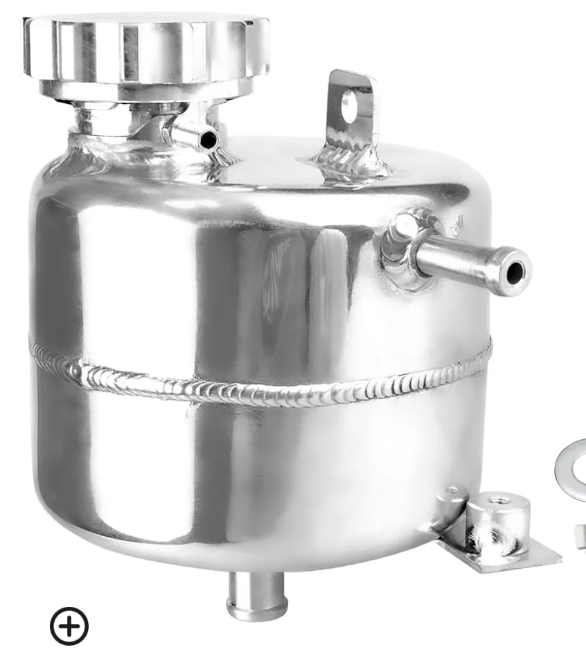 Coolant Reservoir Expansion Tank For Nissan Rogue 2014-2020 - Evan-Fischer, Direct Replacement, Includes Cap, 1-Year Warranty