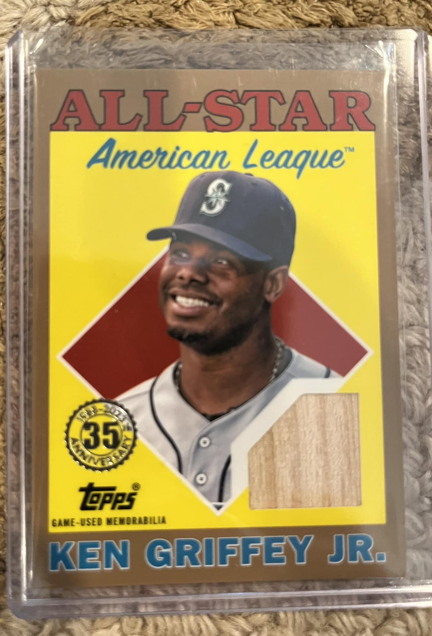 Pulled Ken Griffey Jr autograph from 2025 Topps Series 2