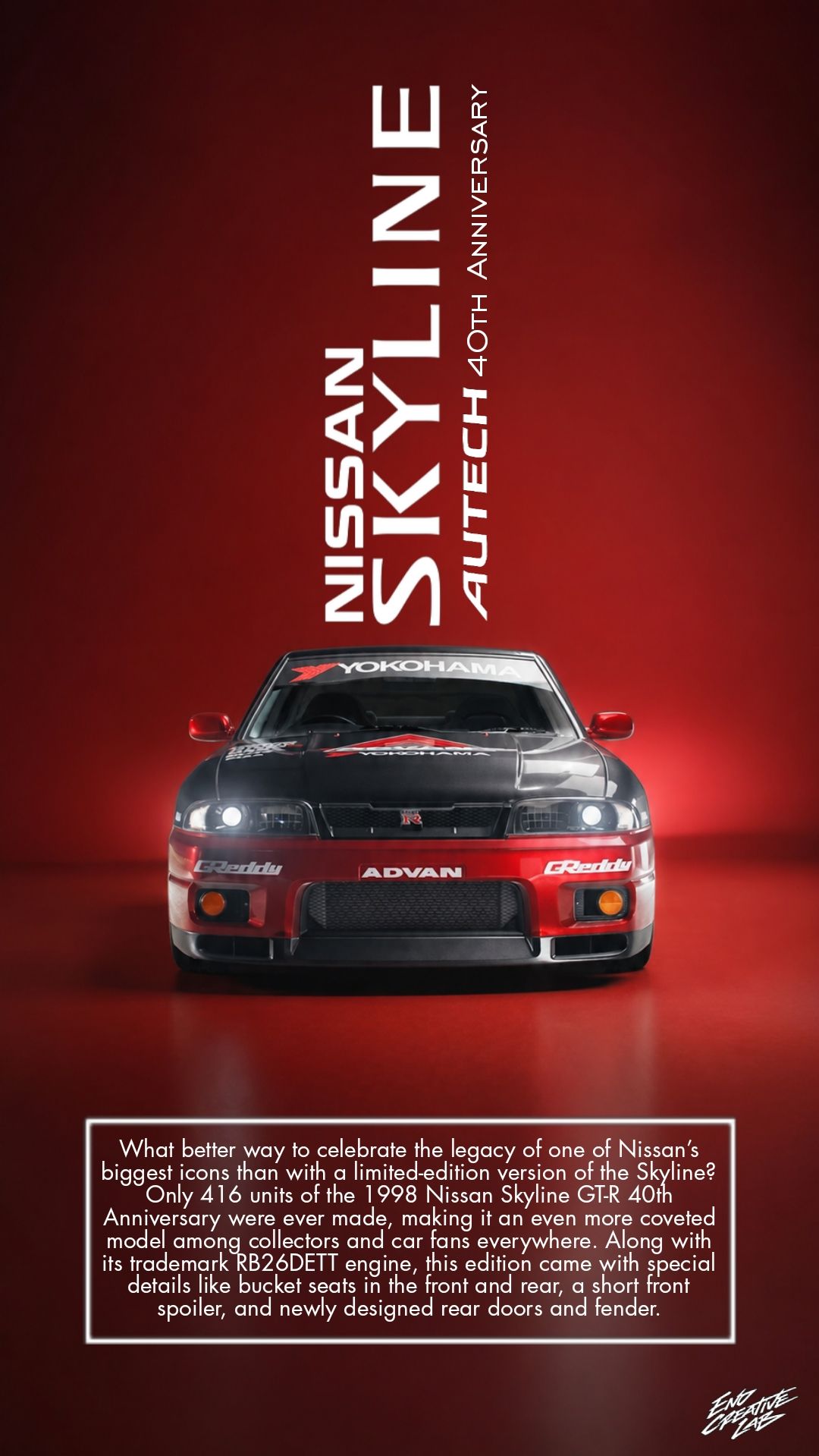 Eno - Only 416 were made. 🔥 Nissan Skyline GT-R Autech 40th