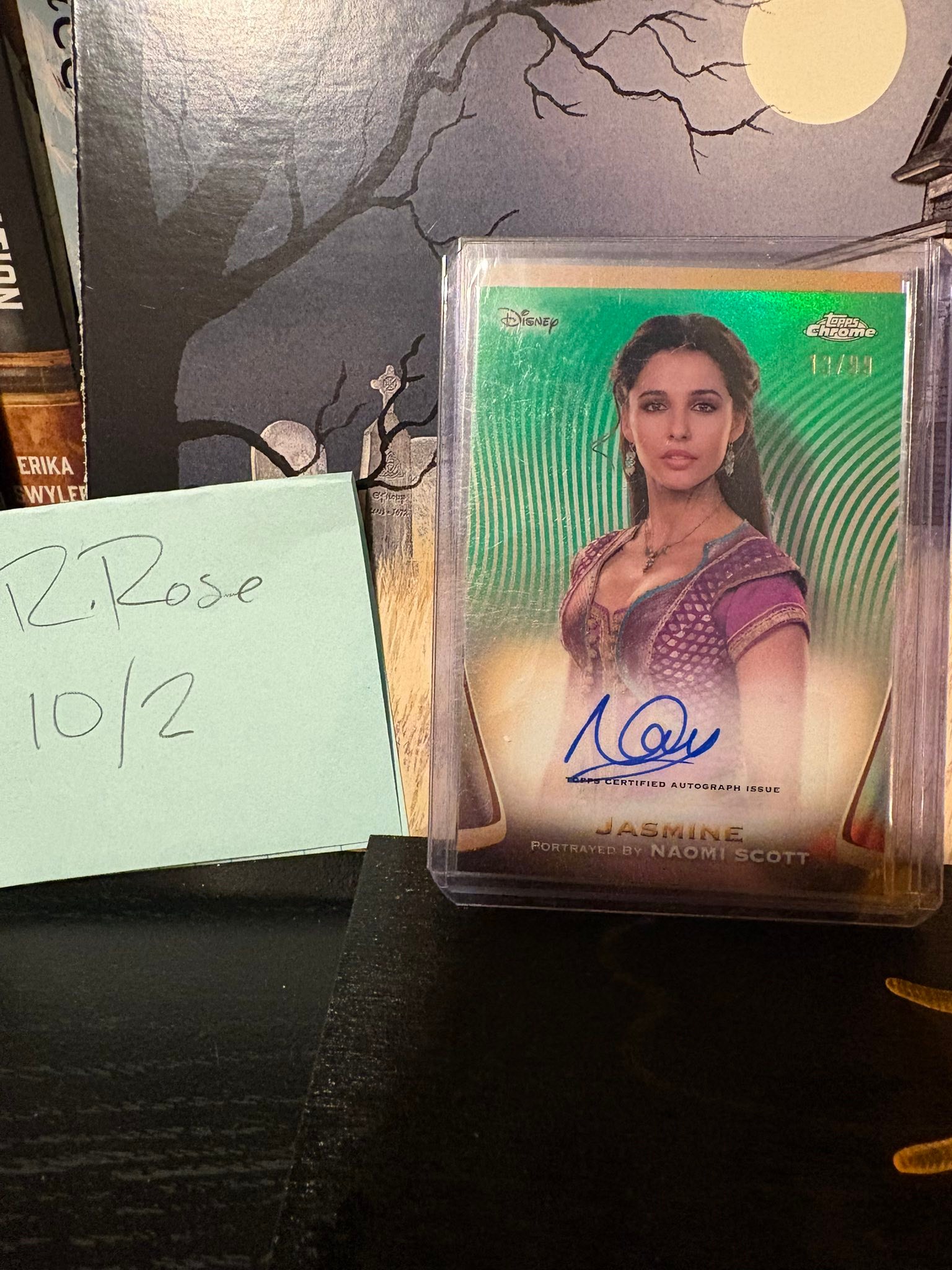 Disney Wonder 2025 Jasmine autograph card for sale