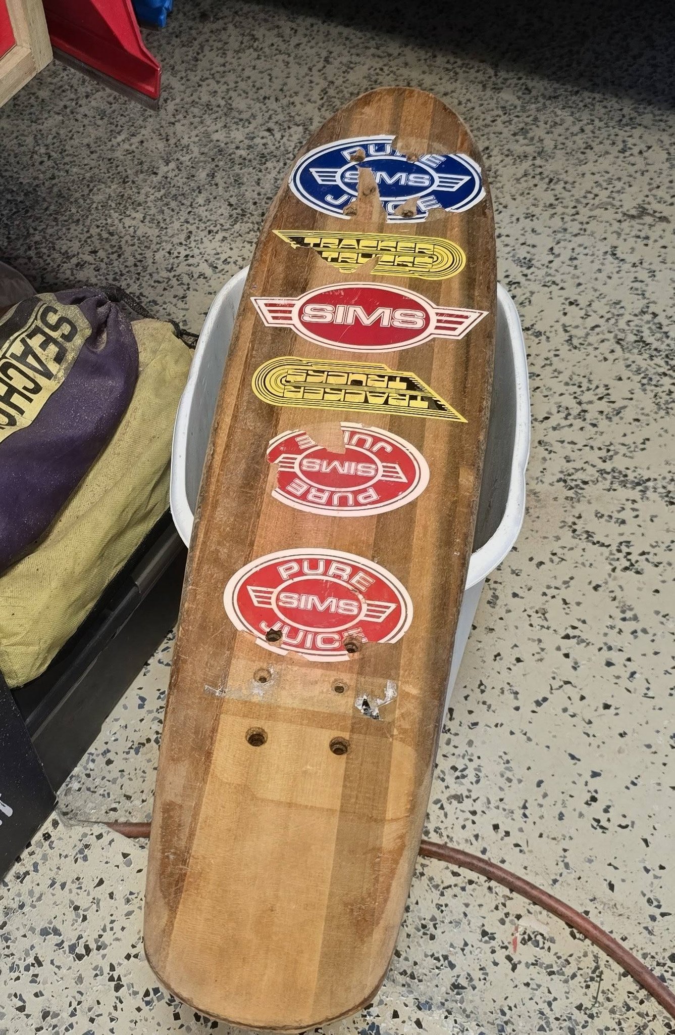 Restoring vintage 1978 Sims Pure Juice board