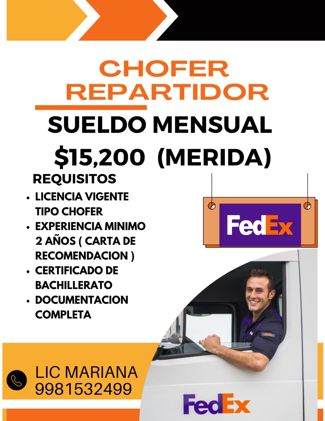 Bolsa de trabajo Mérida Yucatán | FedEx Mérida!!! 🚛🚚CUENTAS CON LOS ...
