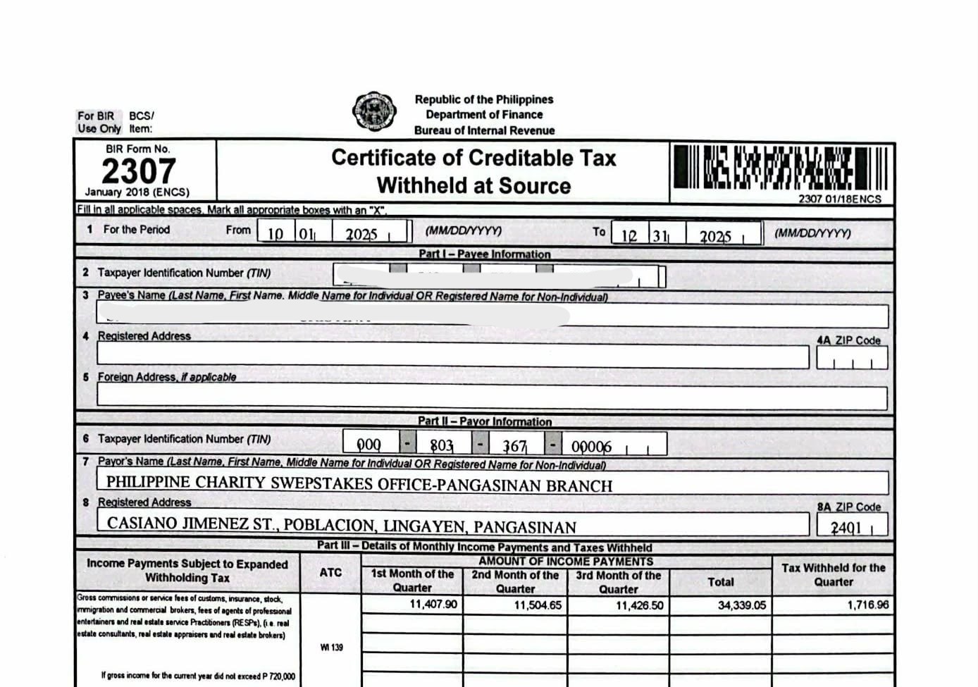 BIR Tax Updates, Tax Problems & Business Concerns : CPADavao.com | Pag ...