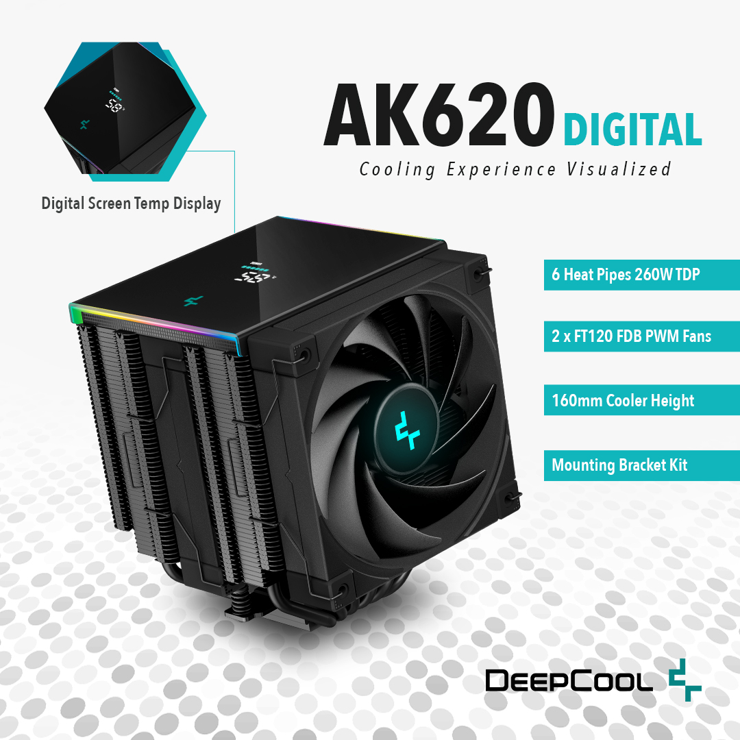 CPU AMD Ryzen 7 5700X & DEEPCOOL AK400 DeepCool AK400 Digital NYX Review – Ryzen 7 5700X Cooling