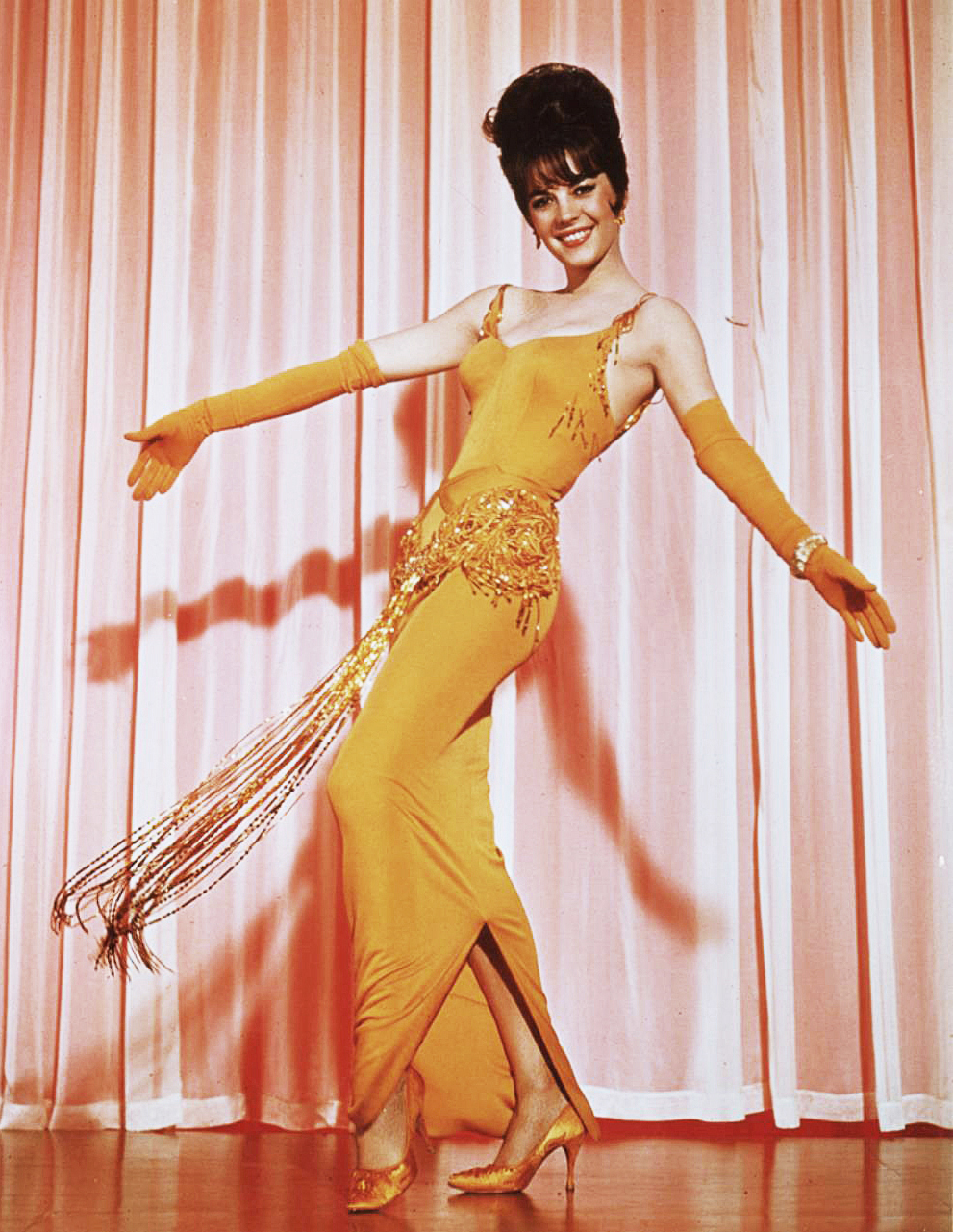 gypsy rose lee gold dress Lee's iconic fashion sense B Tier