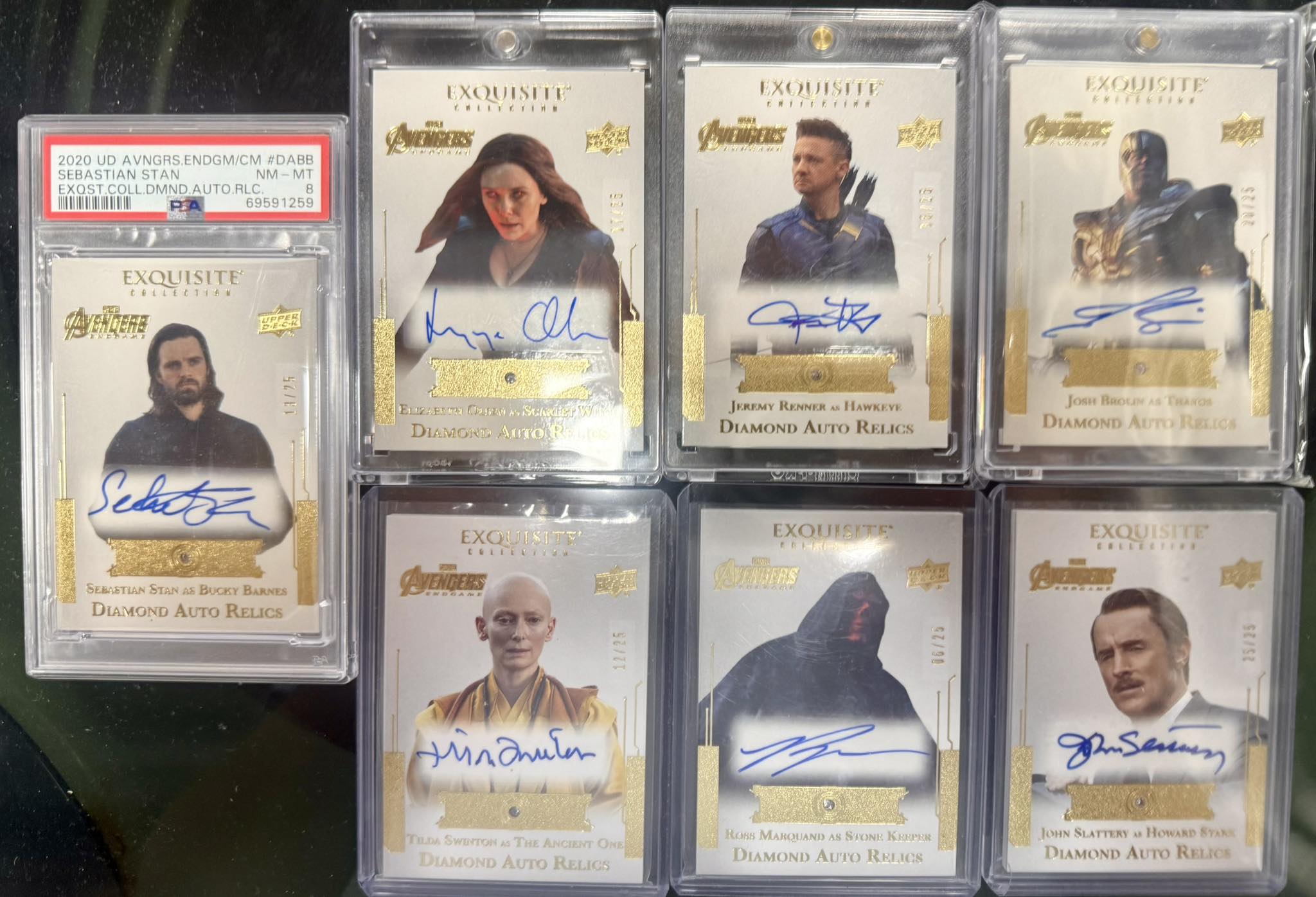 Avengers endgame exquisite collection auto relics
