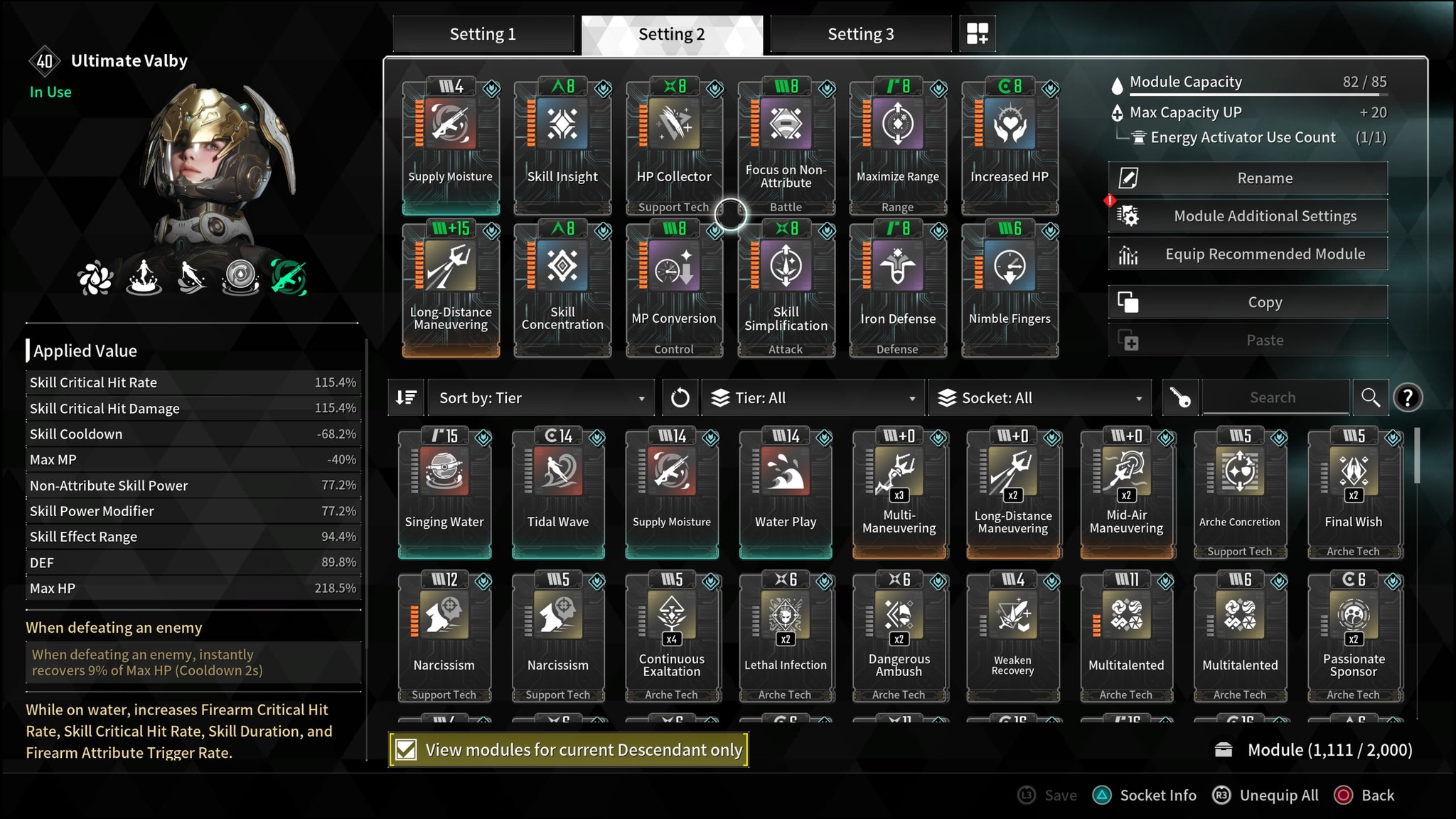 The First Descendant United | My Valby builds they are pretty cool ...