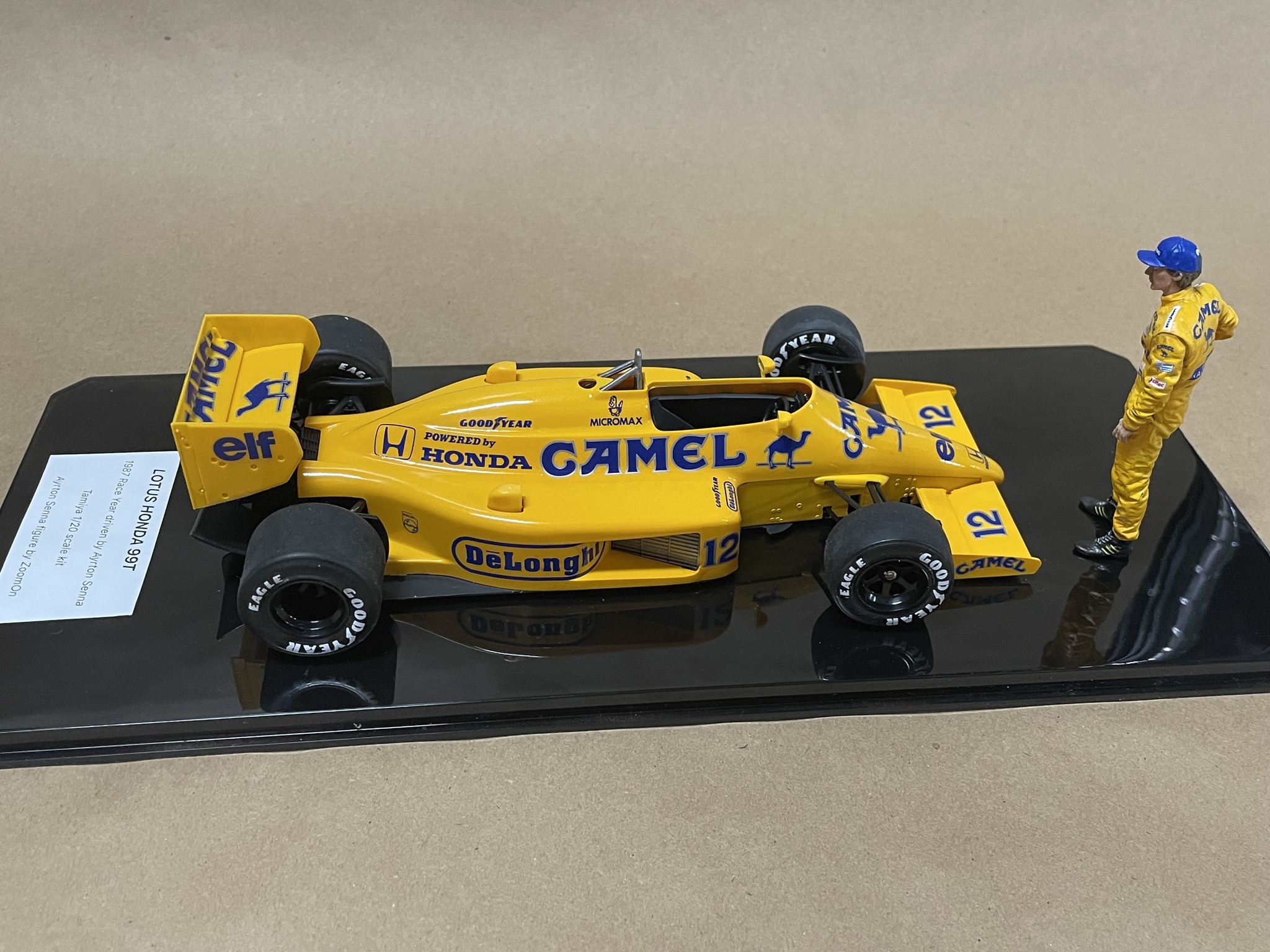 1987 Tamiya 1/20 F1 Camel Lotus Honda 99T model build