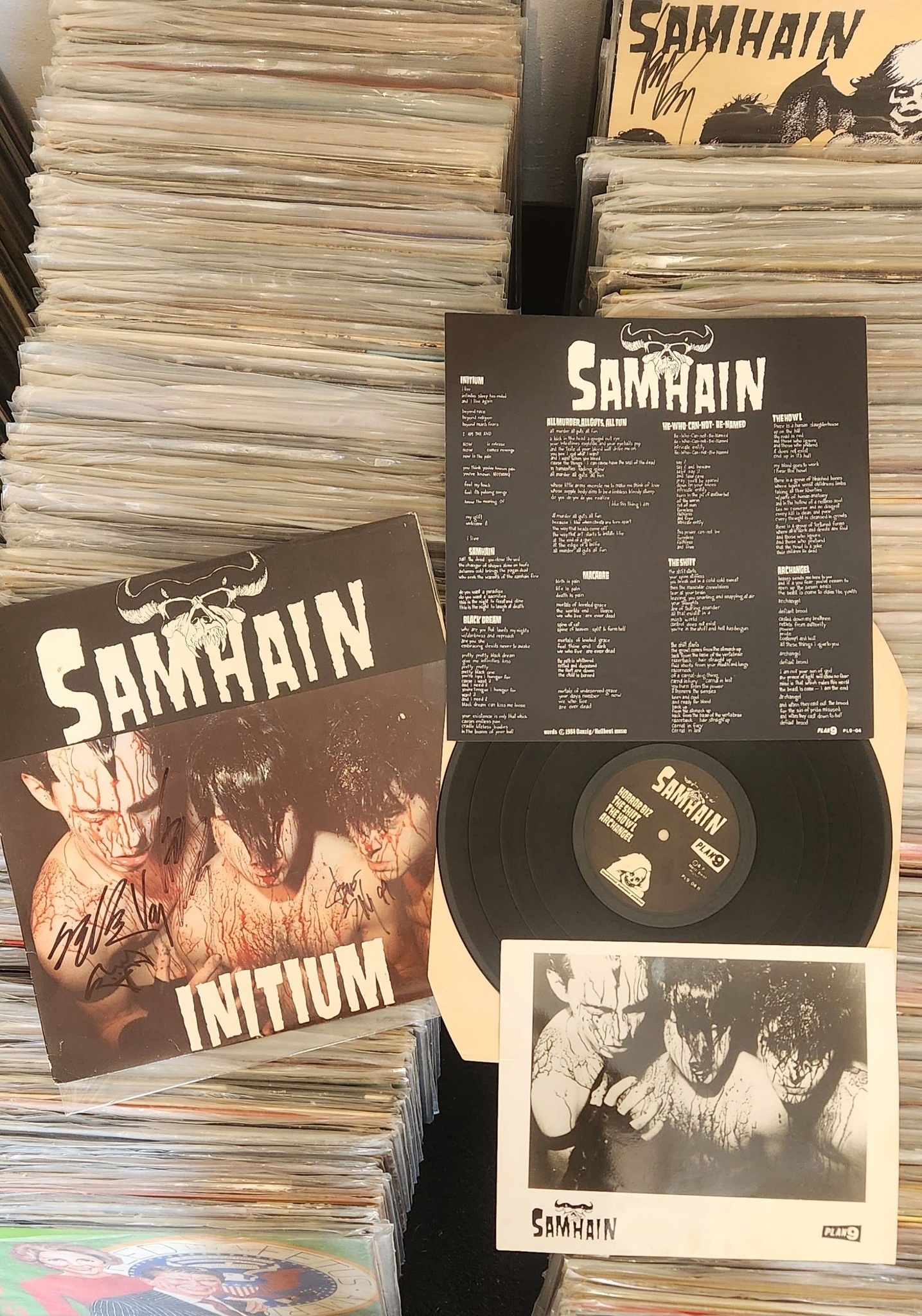 Samhain's Initium vinyl record in my collection