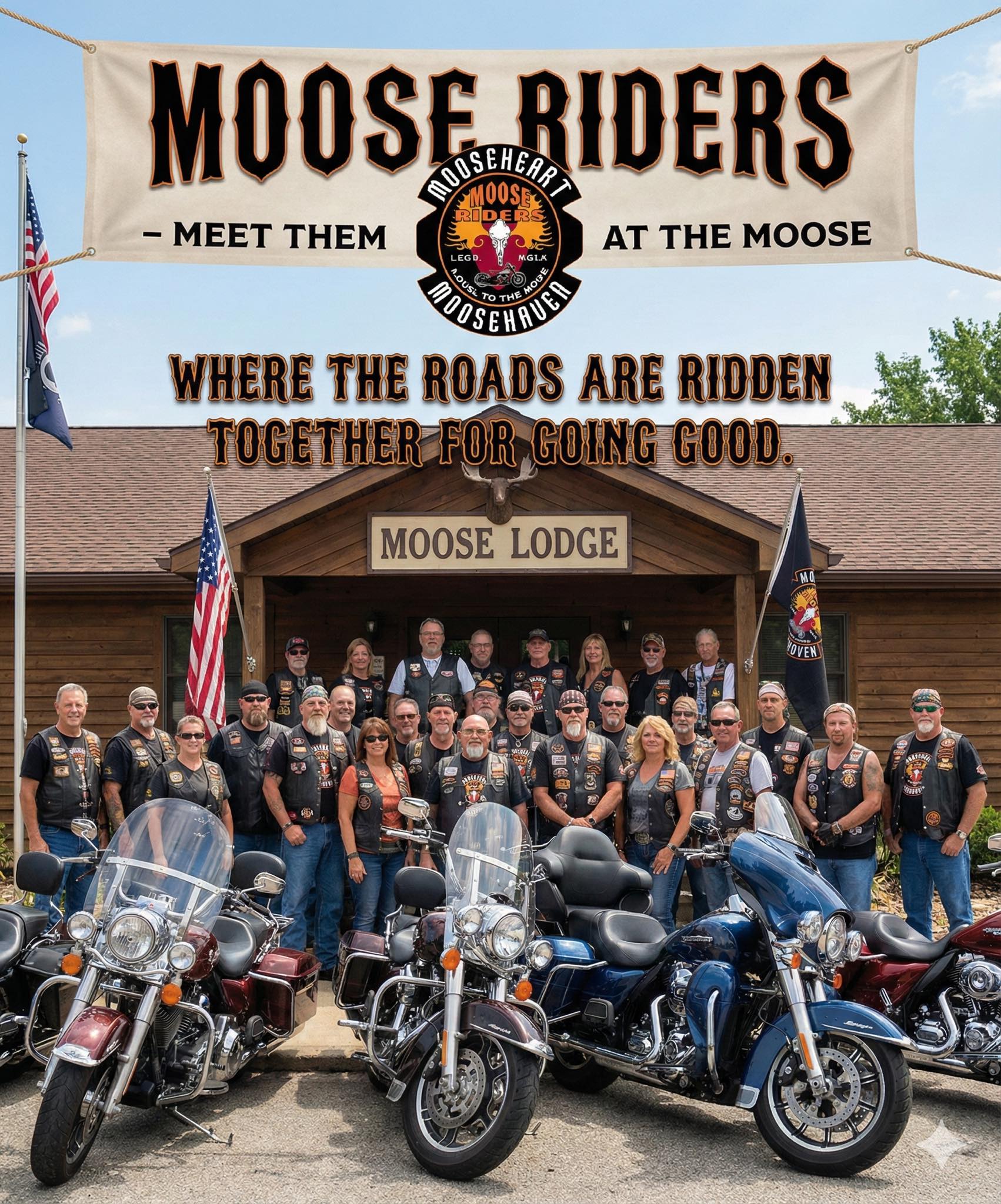 Dan - MOOSE RIDERS- MEET THEM AT THE MOOSE Another part of the Moose ...