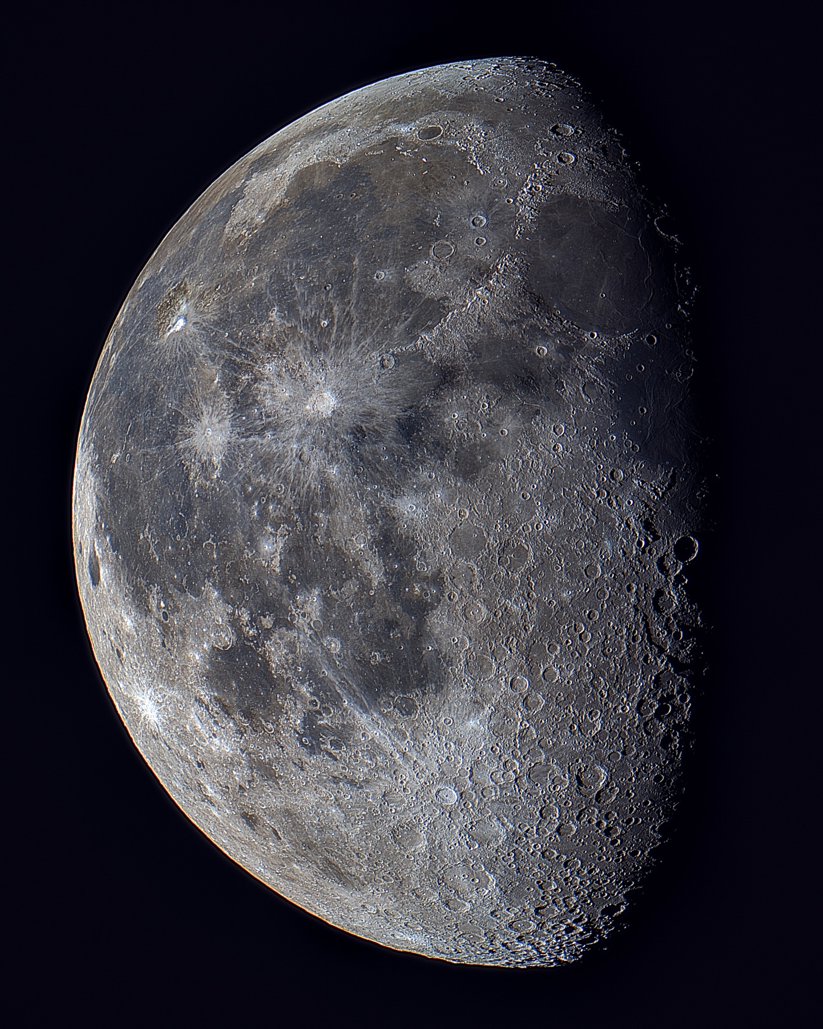 Saturday night's 69% Moon. Reasonable seeing so decided to get