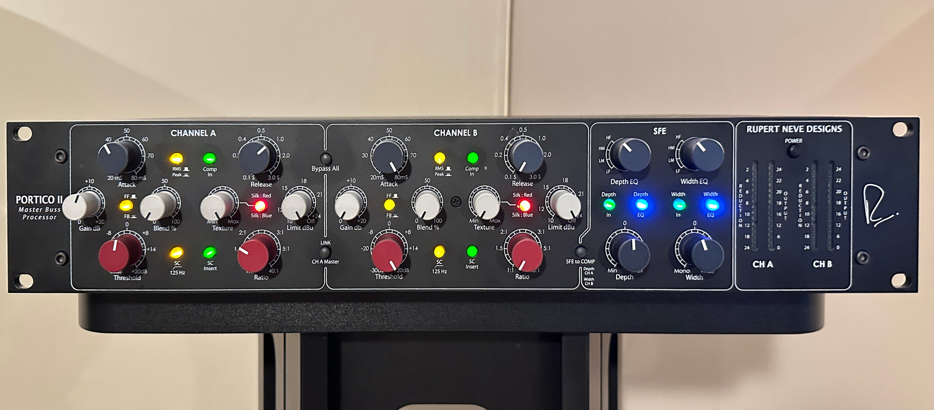 Neve Portico II Master Buss Processor. Goes on every mix and 