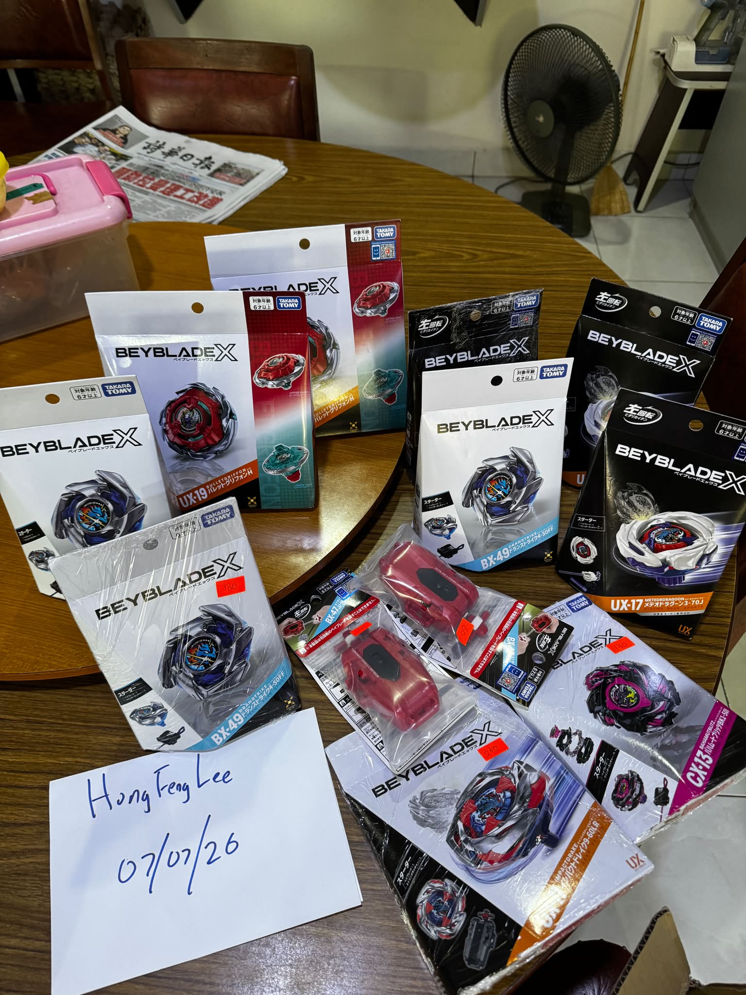 Beyblade X models BX-49, CX-13, UX-17 for sale in Malaysia