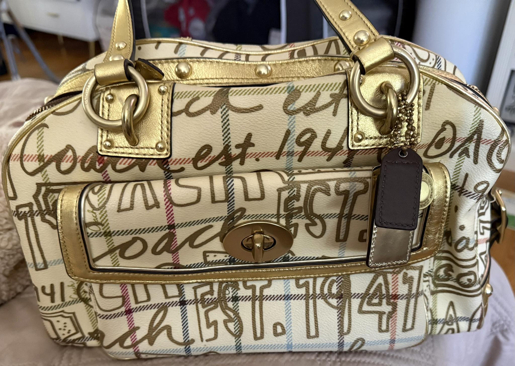 Coach Vintage Buckle Shoulder Bag | COACH poppy 2way Shoulder Bag 