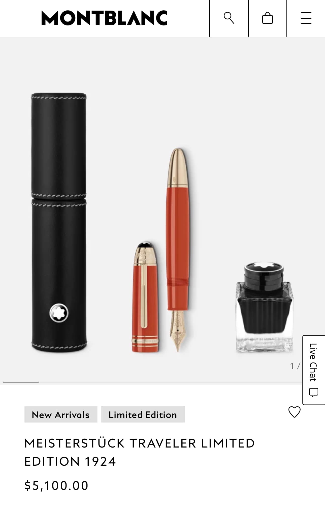 Montblanc Traveler 1924 LE pen