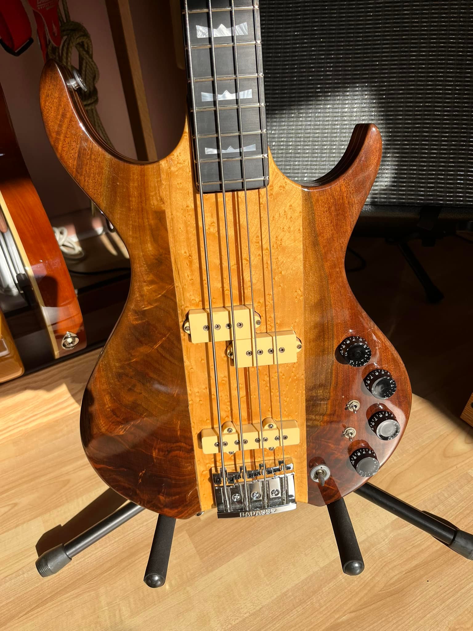 1979 Kramer DMZ 6000B bass restored by Dave Petillo