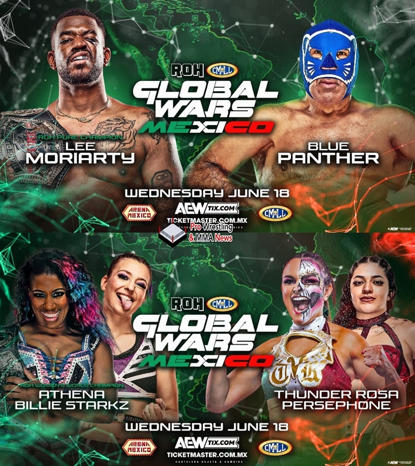 Pro - Two matches are officially signed for #ROH Global Wars Mexico 🇲🇽 ...