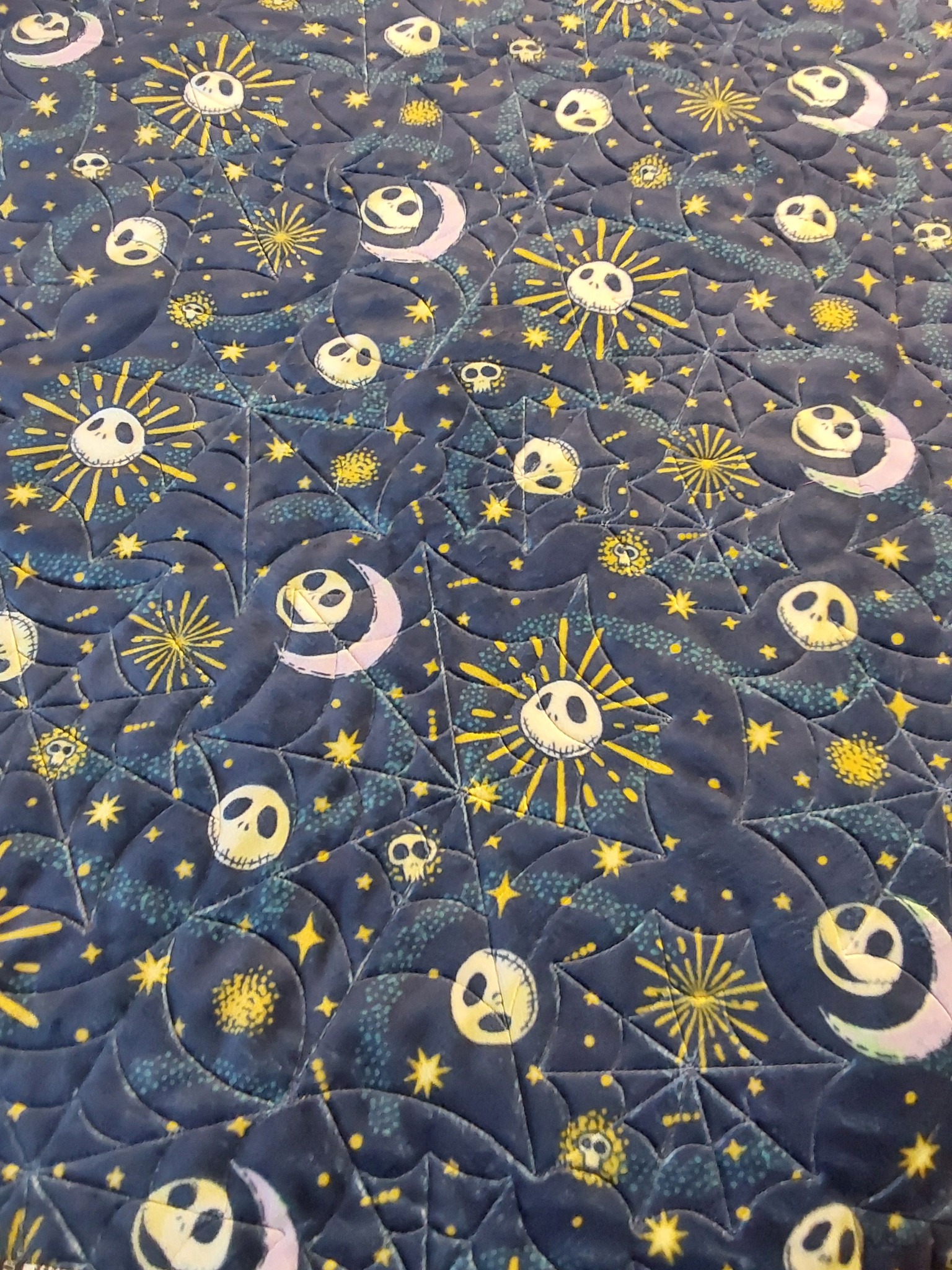 Nightmare before Christmas quilt for my granddaughters wedding  display picture 1