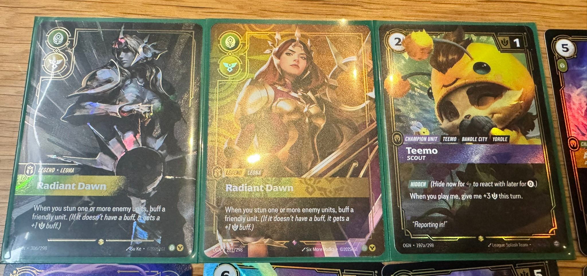 Pulled a holographic Blind Monk card from League of Legends TCG