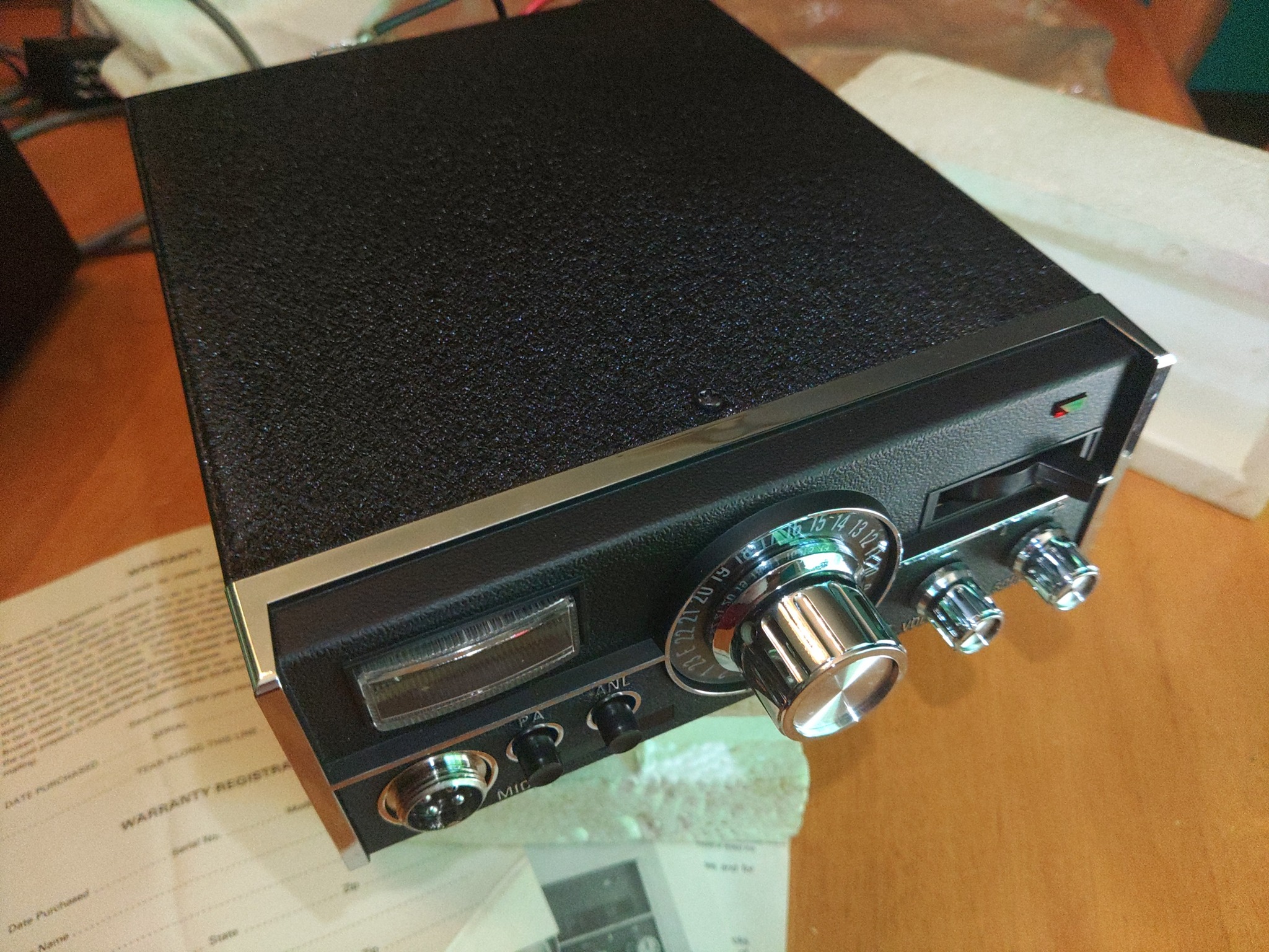 Vintage Toshiba 2879 CB radios with antenna deicing device