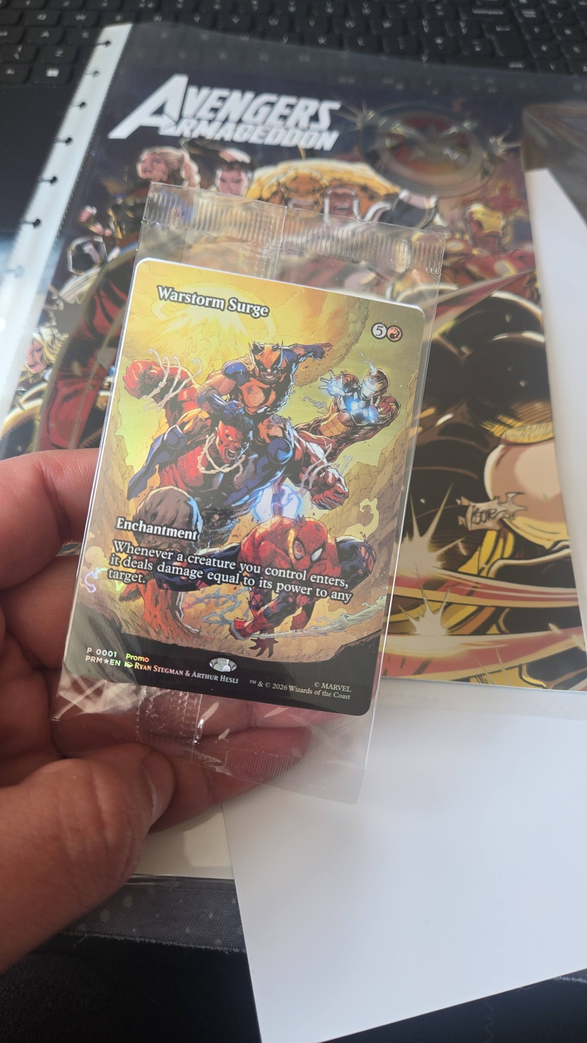 Avengers Armageddon Magic The Gathering promo card